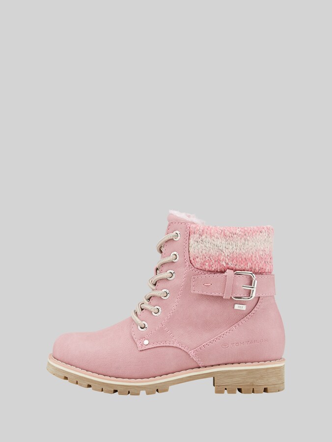 Bottes fourrées par Teen Girls, rose