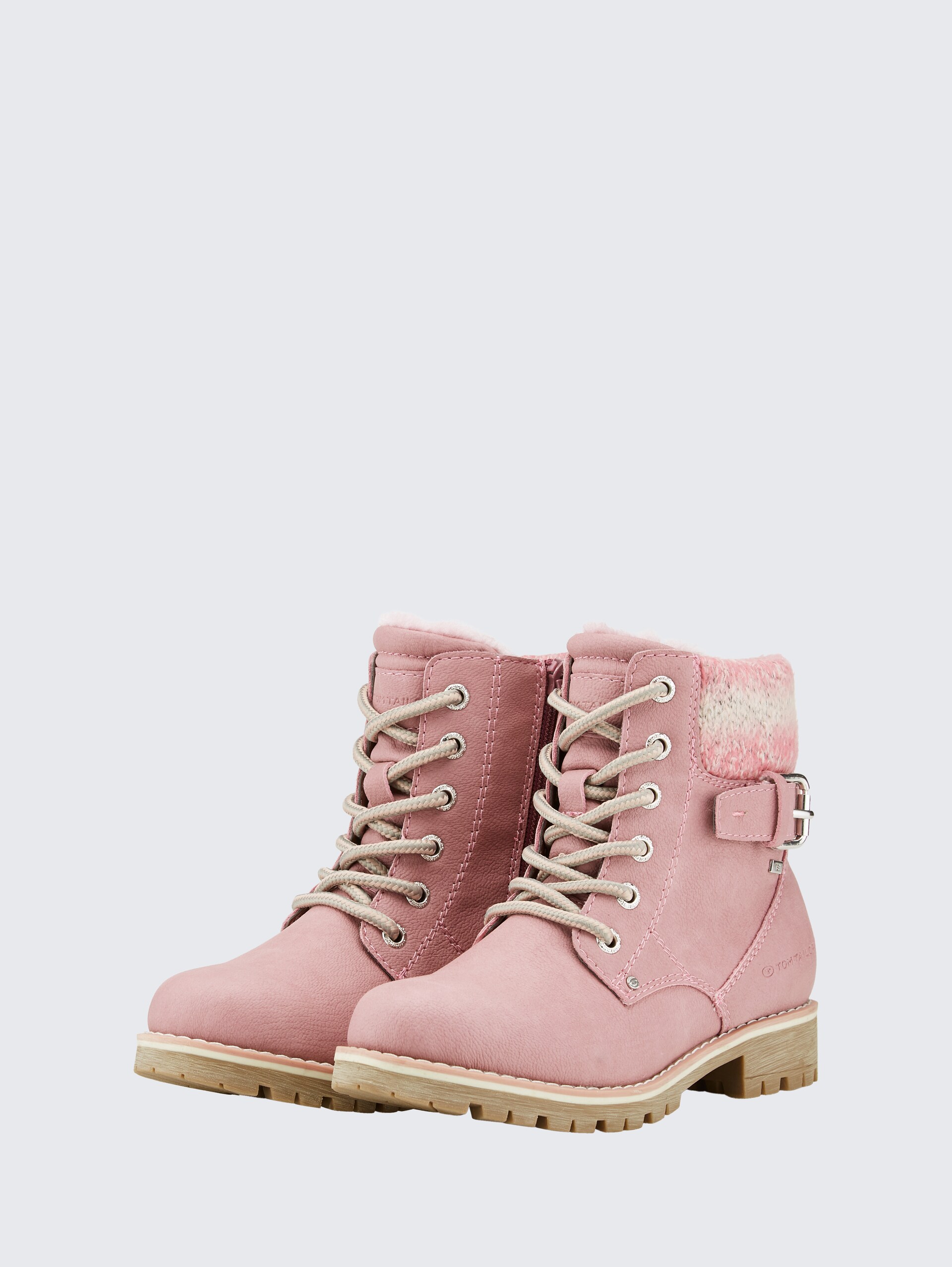 Gefütterte Stiefel - rose - seitliche Produkt-Ansicht