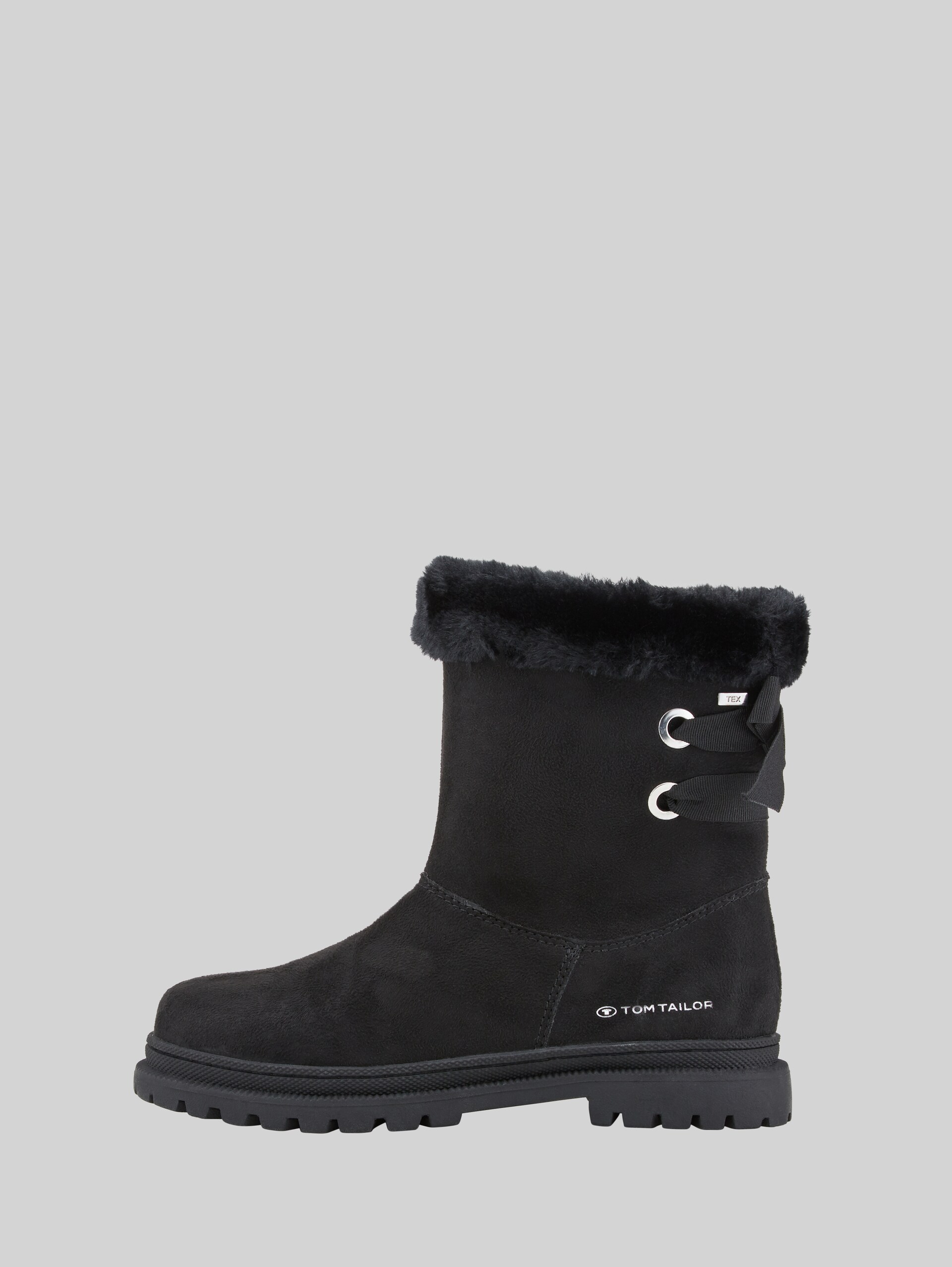 Gevoerde laarzen - black - zijaanzicht product