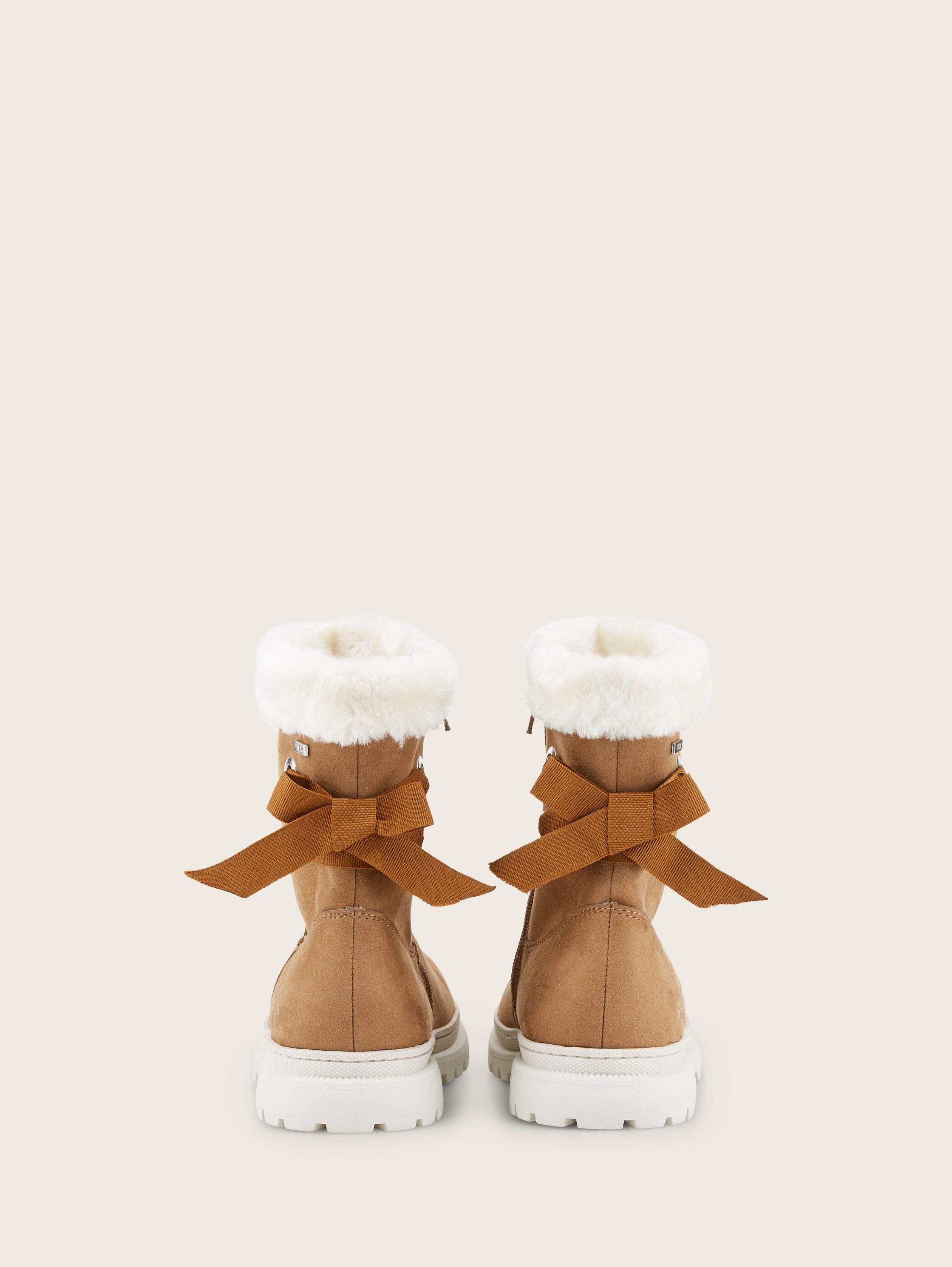 gevoerde laarzen - hazel - Achteraanzicht product