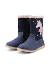 Sélectionné, Bottes fourrées avec ornements par Tom Tailor, bleu