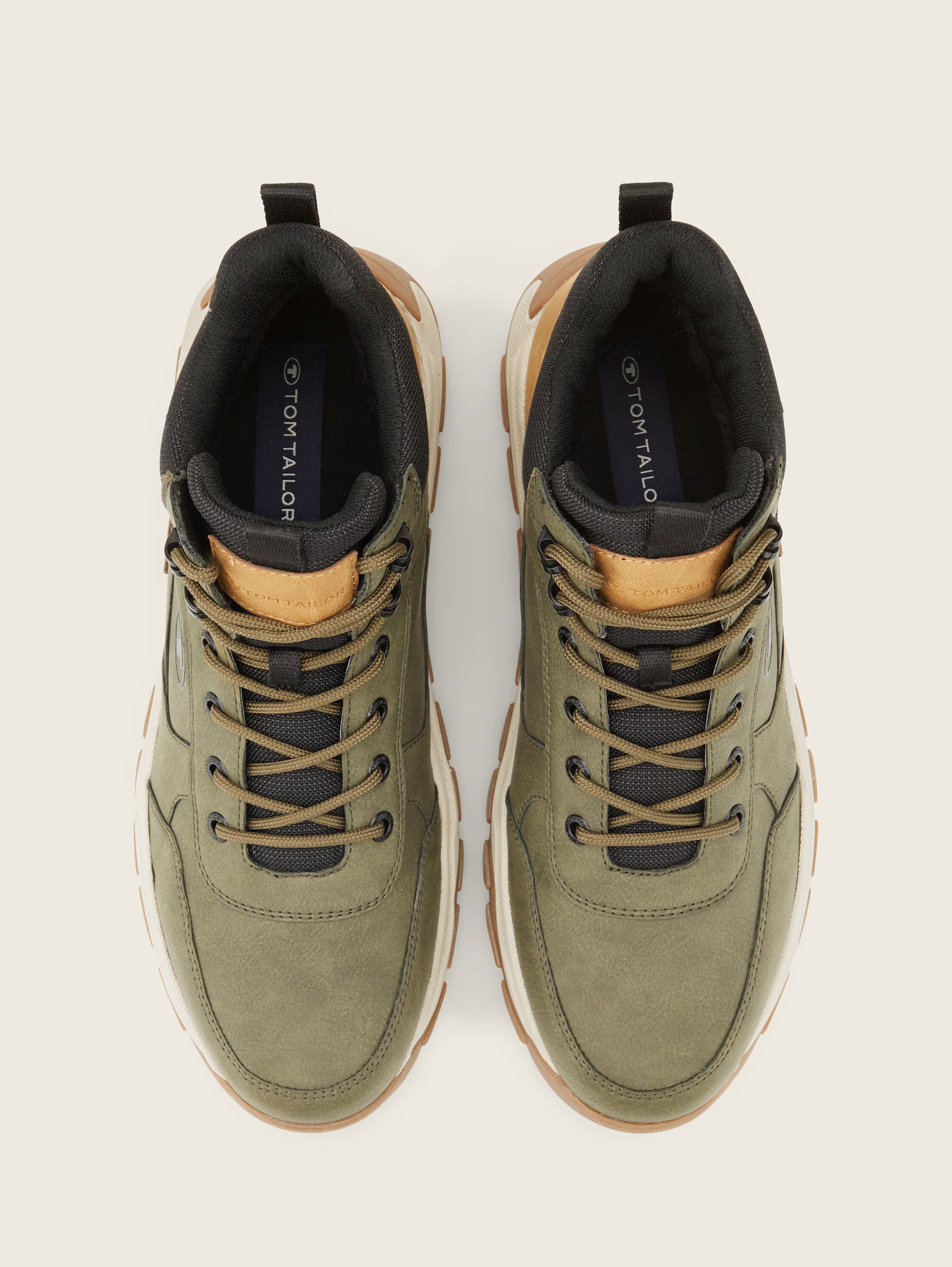 Trekking-Schuhe - khaki - Produkt-Ansicht von oben 