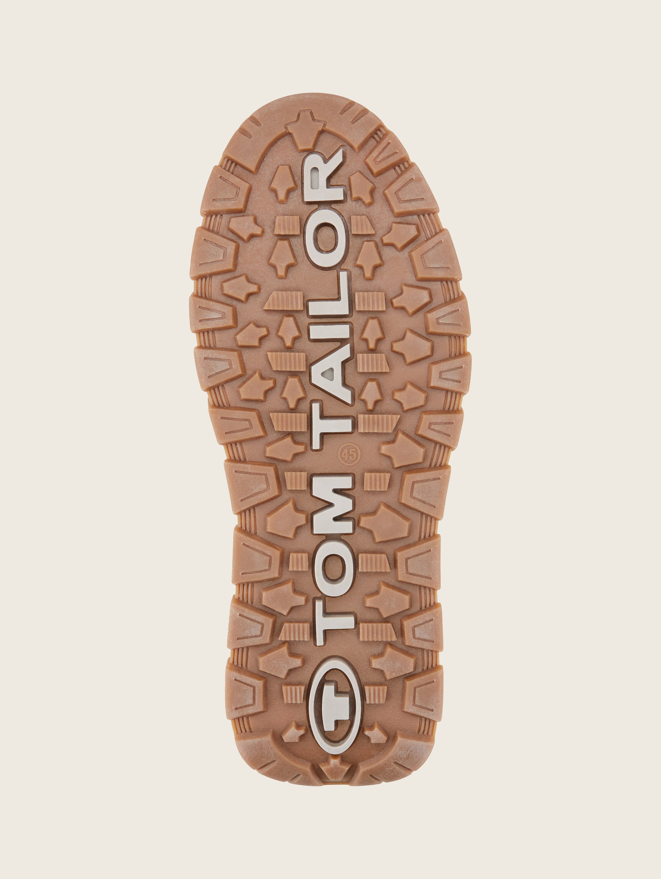 Trekking-Schuhe - khaki - Produkt-Ansicht Sohle