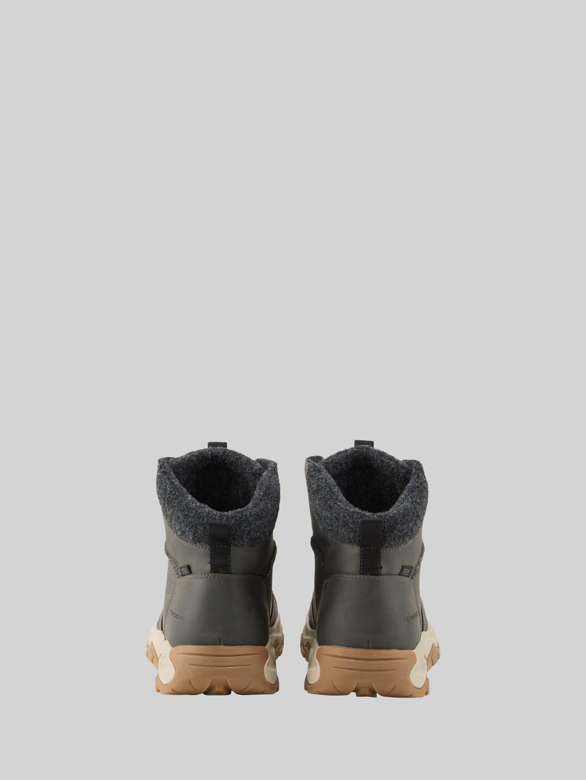 Wasserfeste Schnürstiefel mit Fütterung - coal - Produkt-Rückansicht