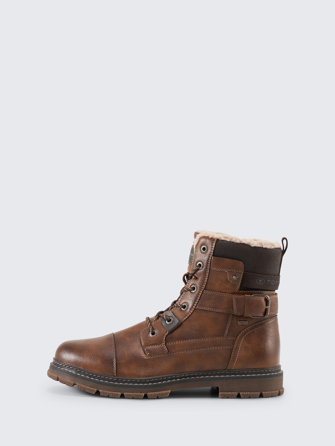 Wasserdichte Stiefeletten mit Fütterung - rust - seitliche Produkt-Ansicht