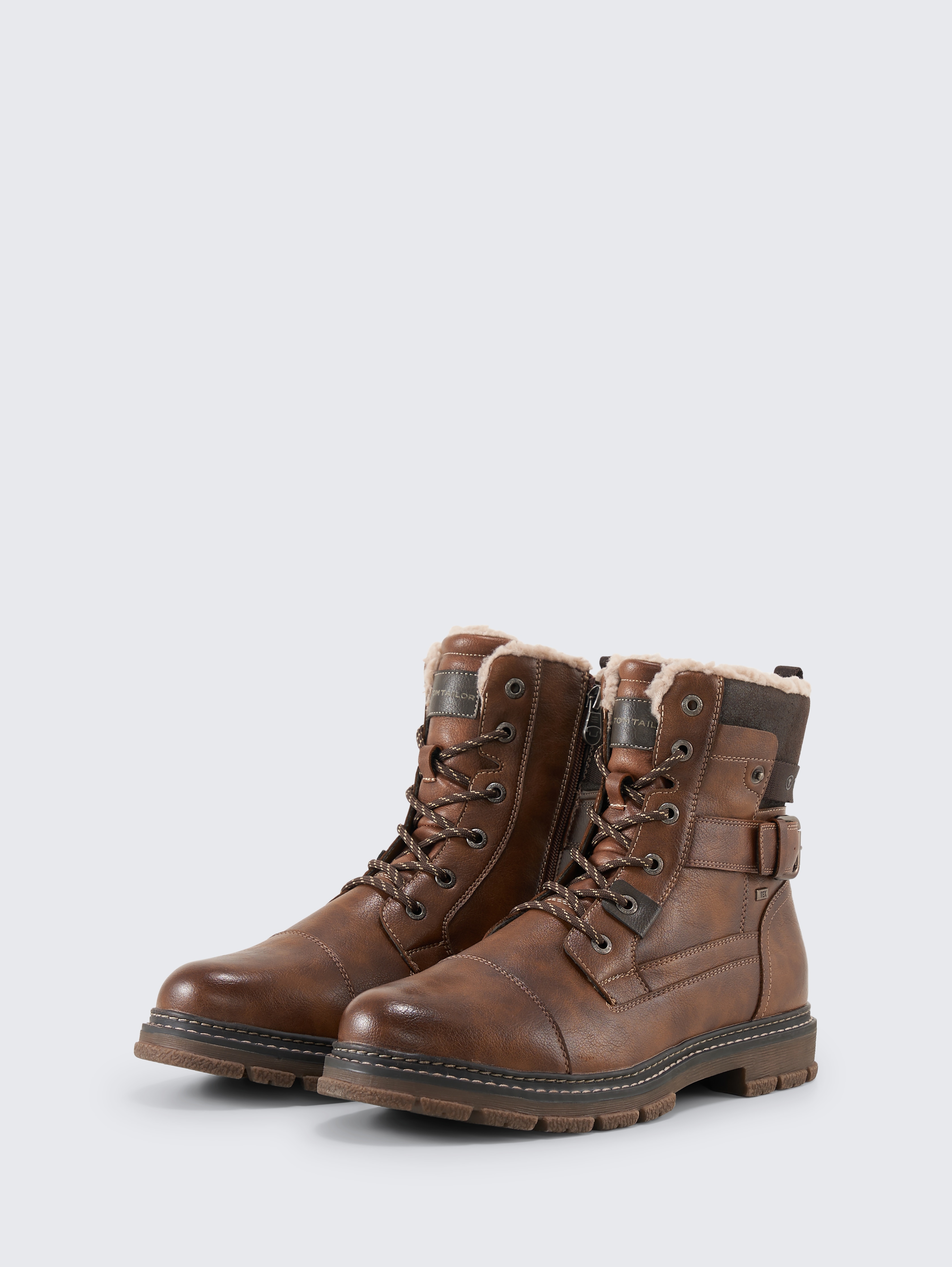 Wasserdichte Stiefeletten mit Fütterung von Men, rust