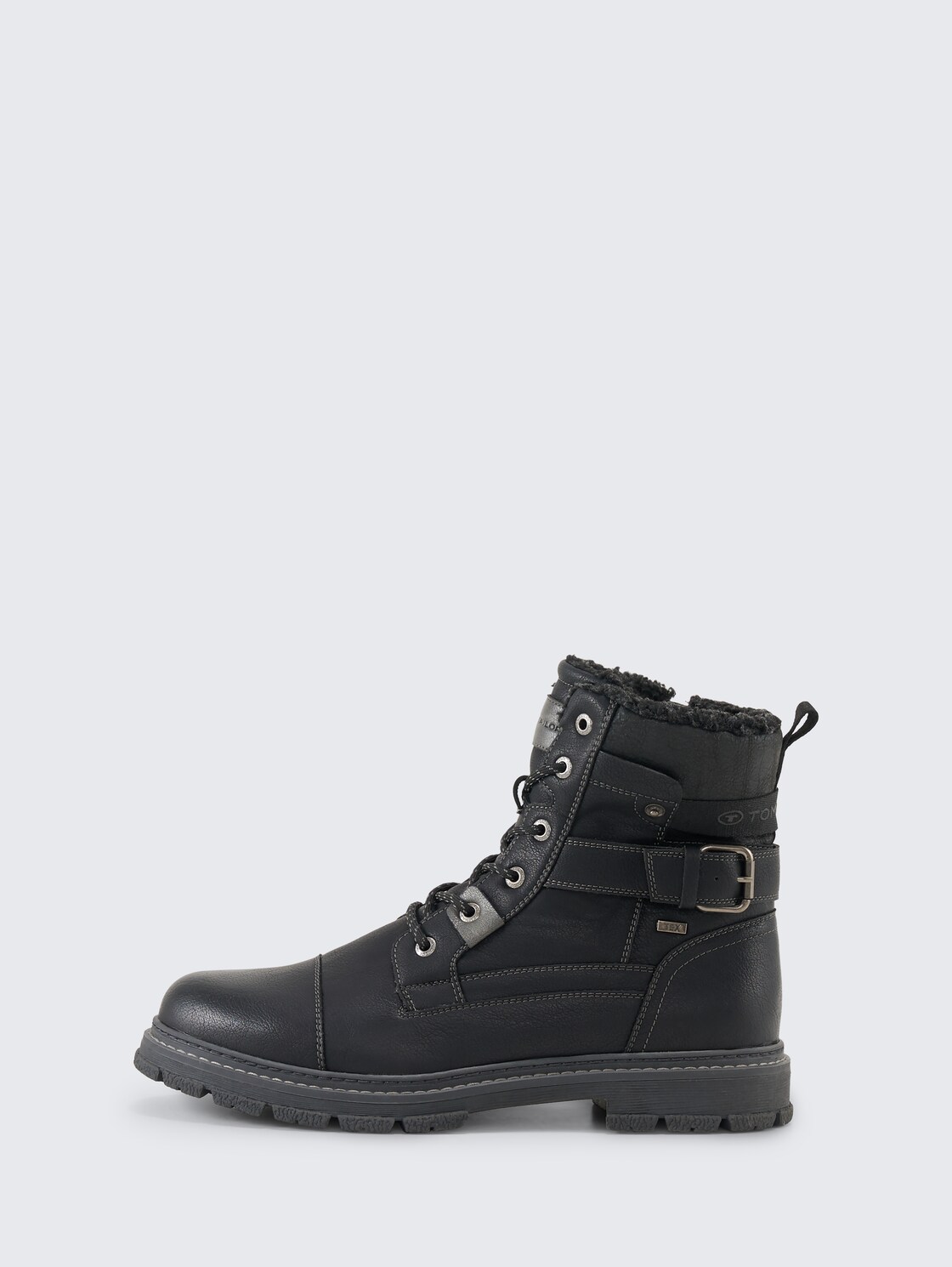 Waterproof ankle boots with lining - black - Product detail view