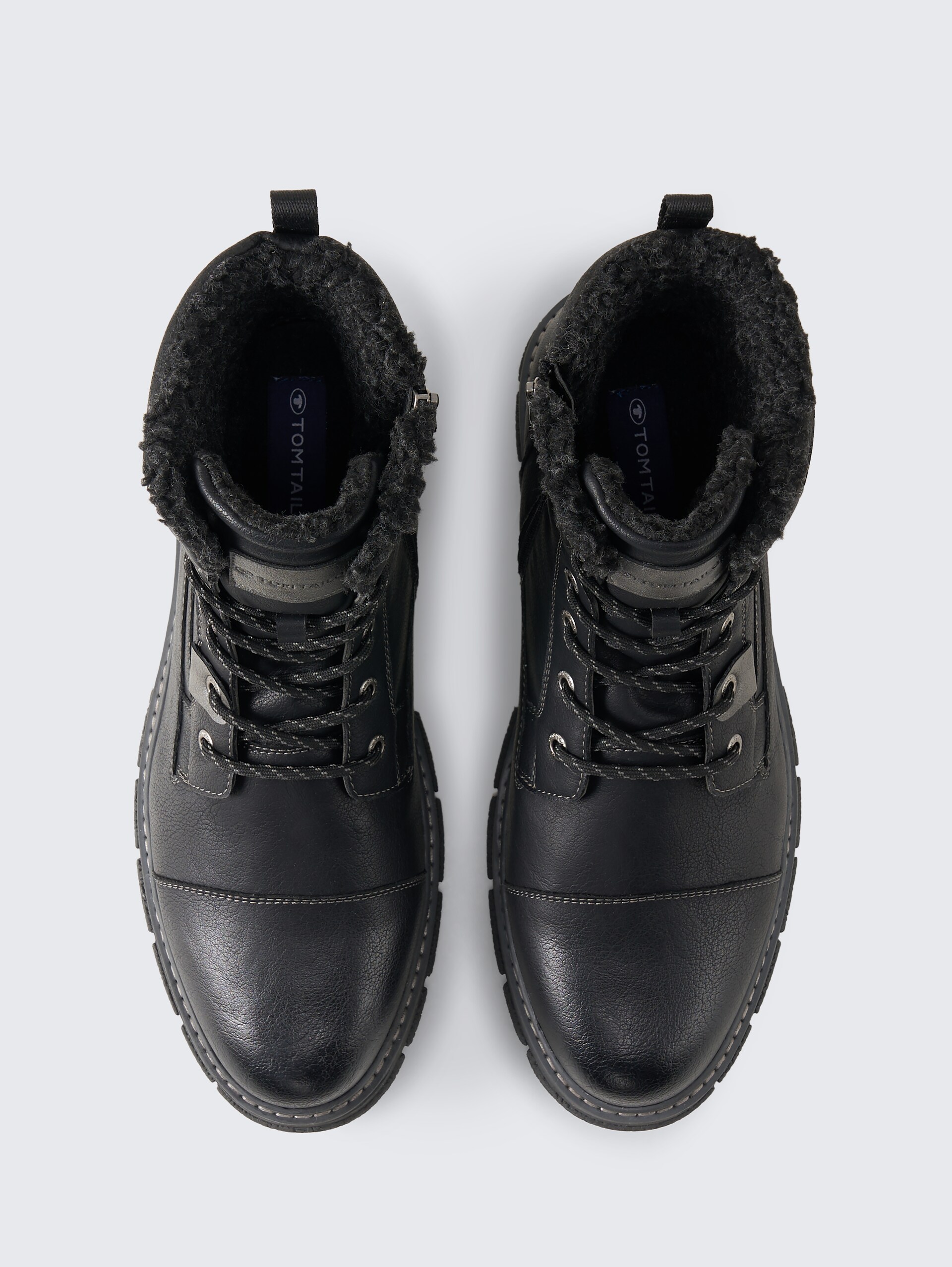 Wasserdichte Stiefeletten mit Fütterung - black - Produkt-Ansicht von oben 