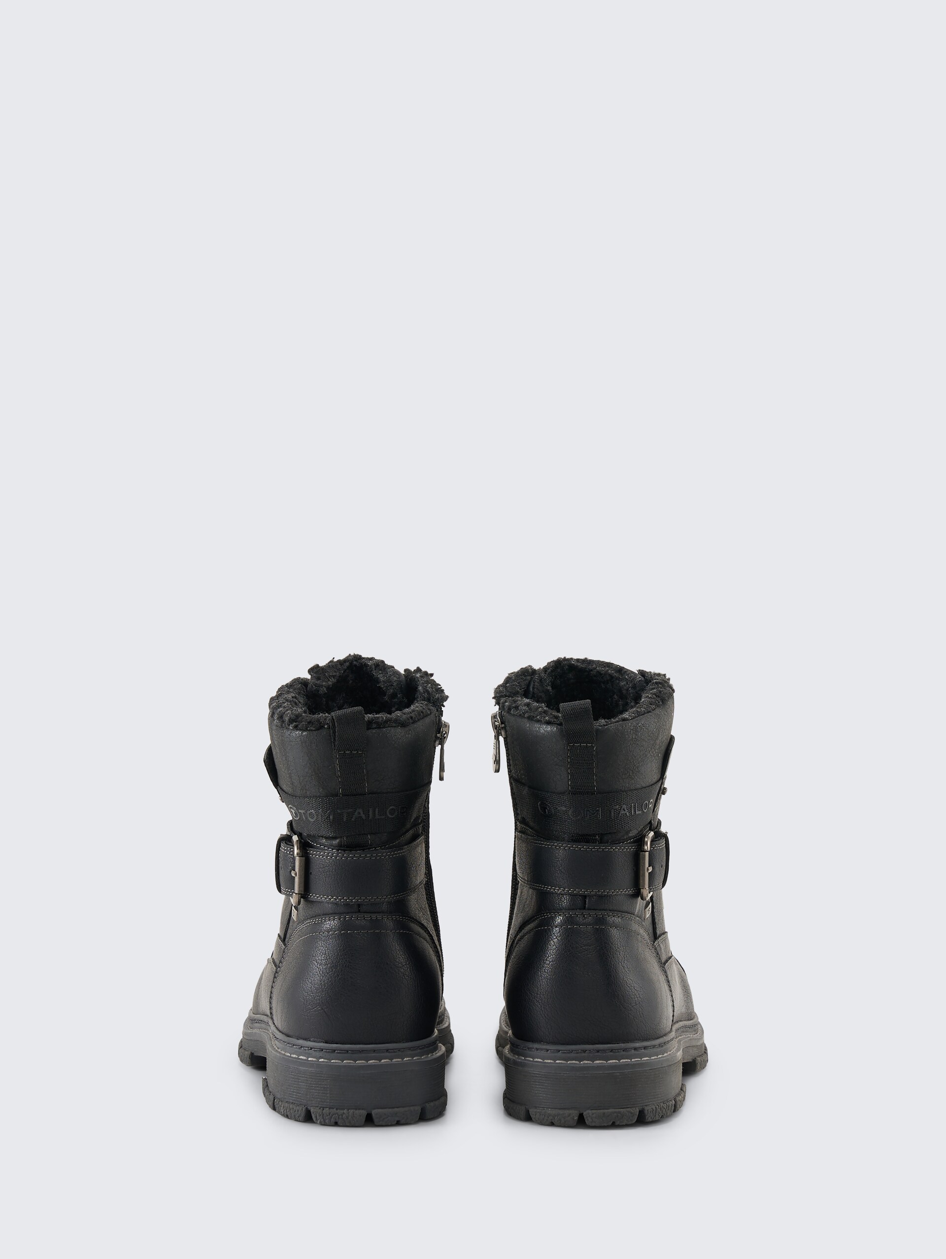 Wasserdichte Stiefeletten mit Fütterung - black - Produkt-Rückansicht