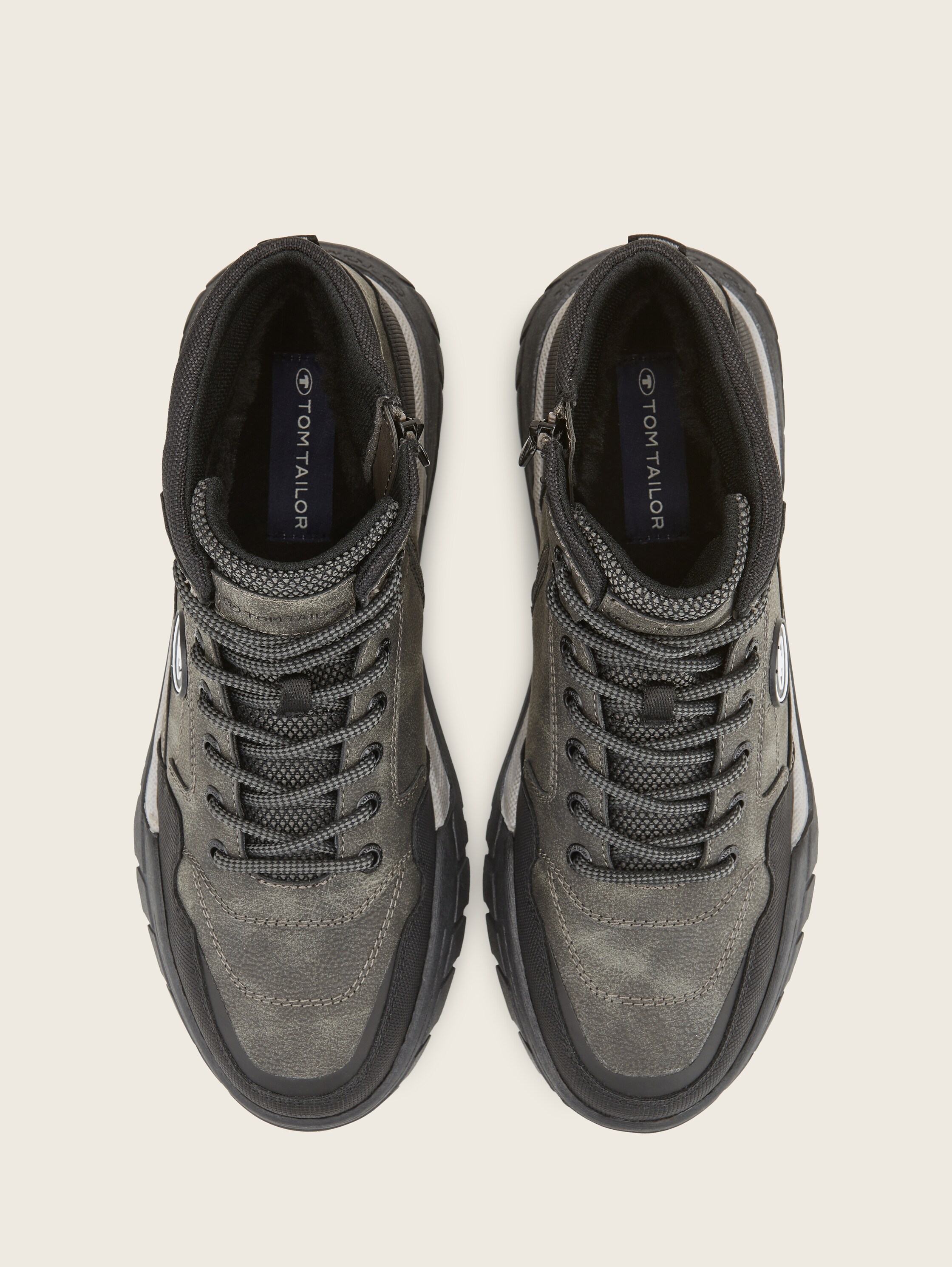 Gemusterte Stiefel - coal - Produkt-Ansicht von oben 