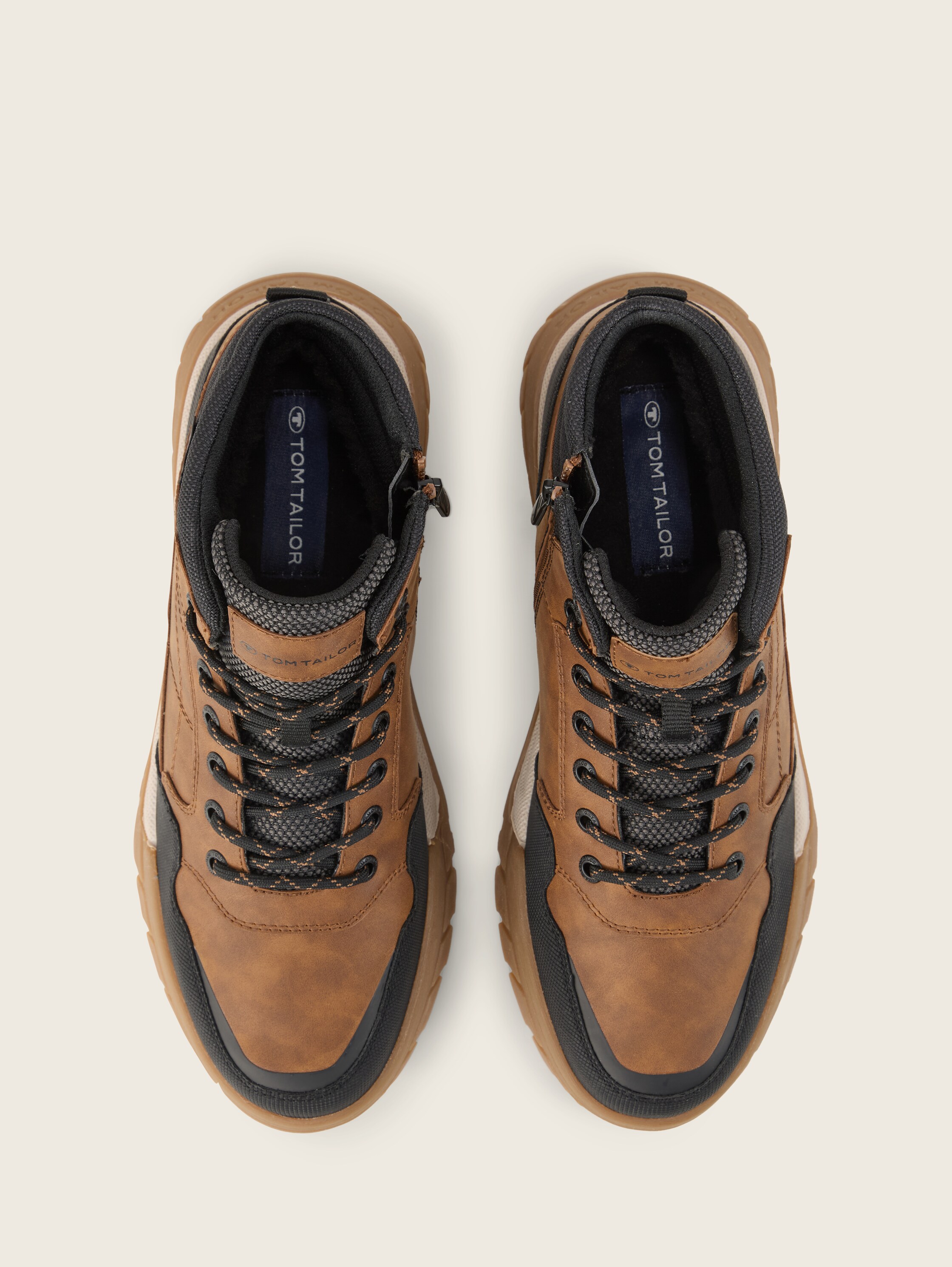 Kunstleder Stiefel - nuts - Produkt-Ansicht von oben 