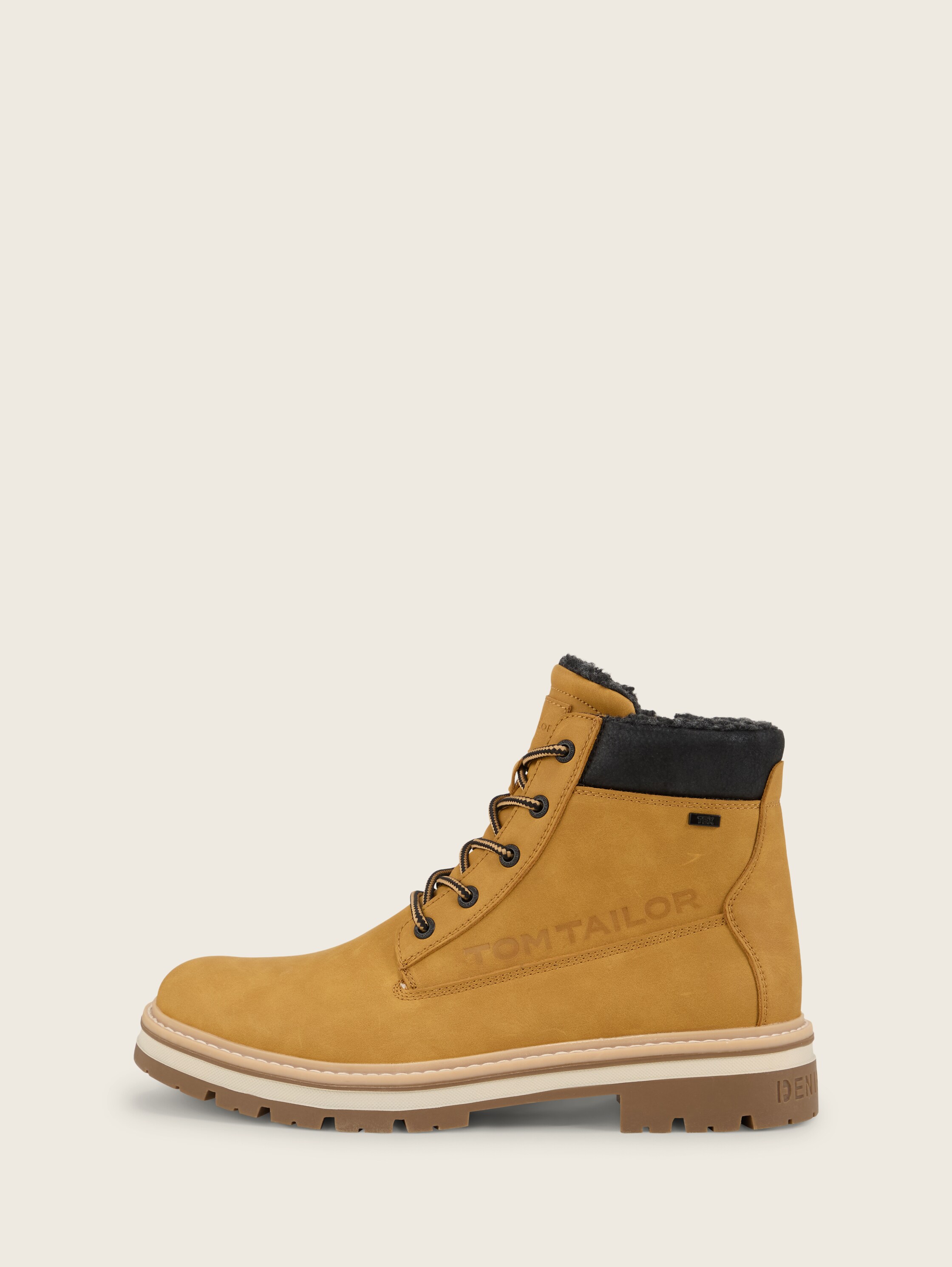 Wasserdichte Boots mit Fütterung - camel - 