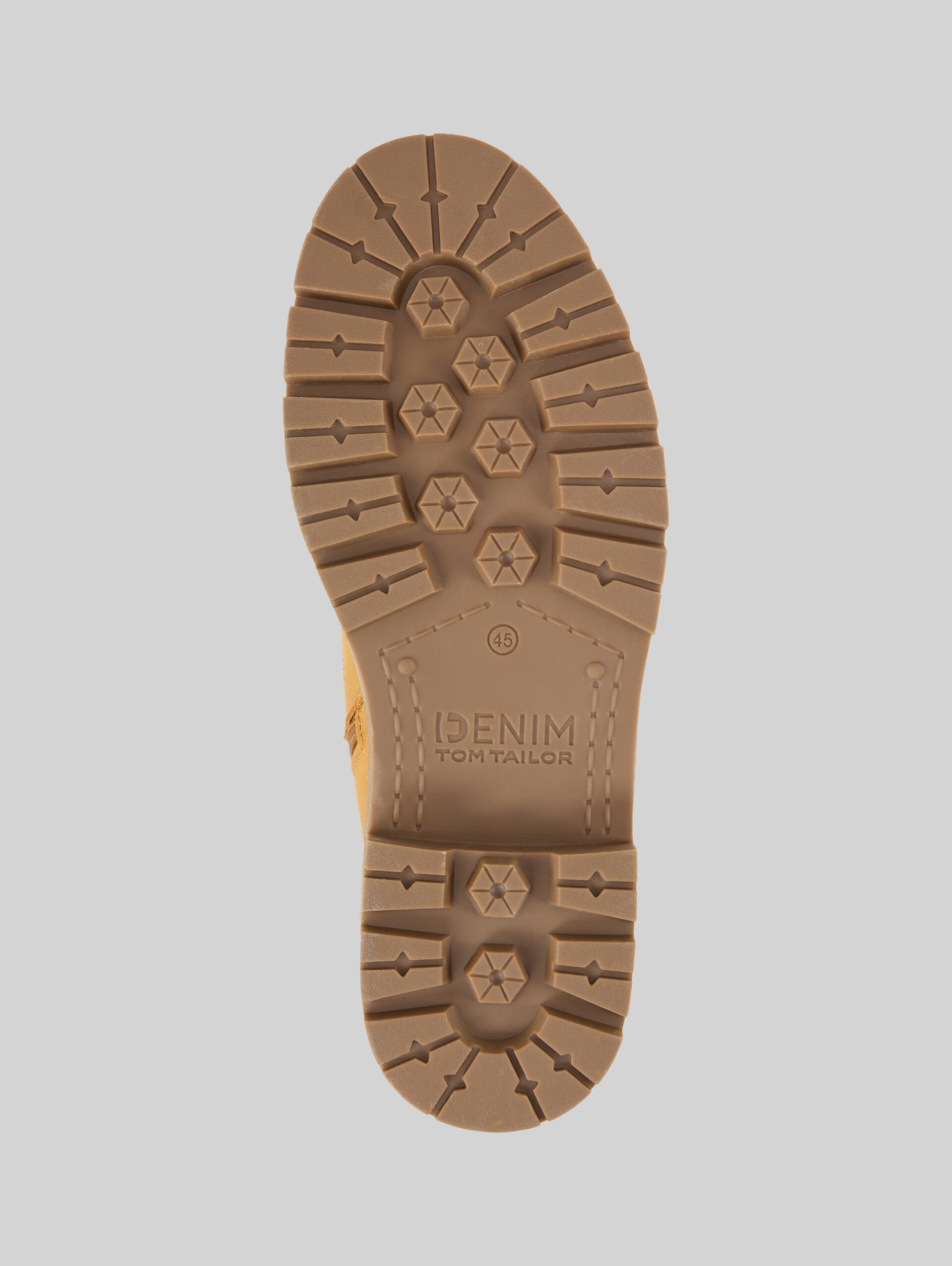 Bottes imperméables doublées - camel - Vue du produit semelle