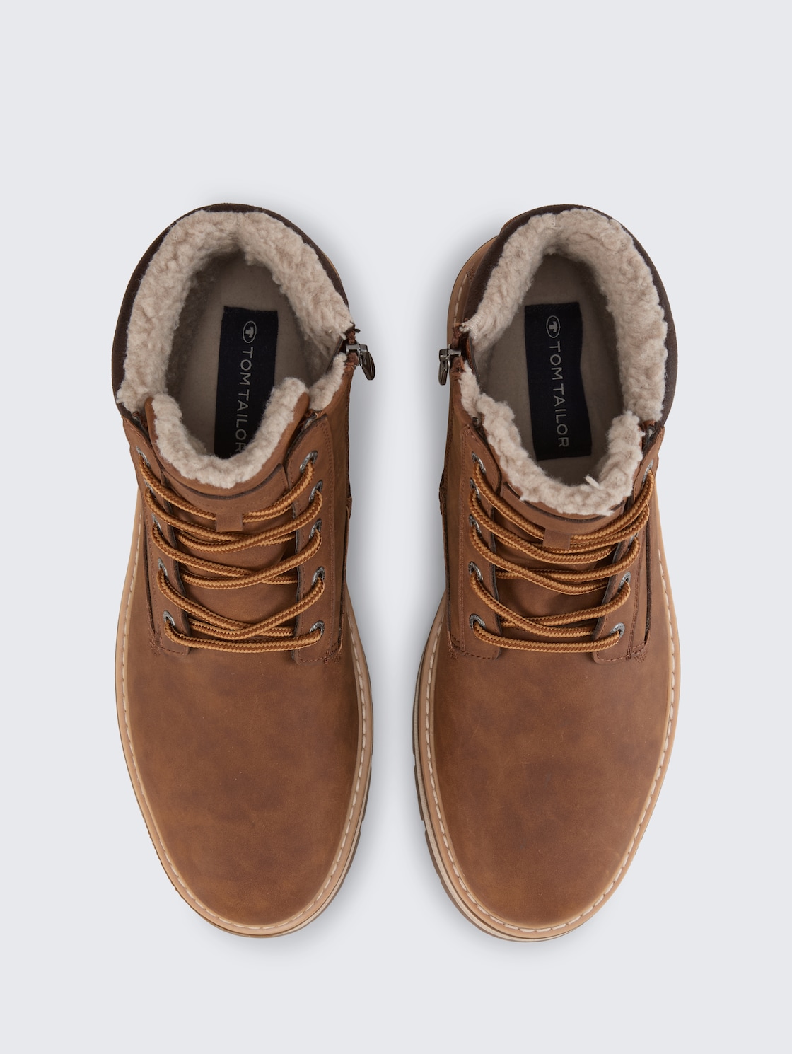 Wasserdichte Boots mit Fütterung - nuts - Produkt-Ansicht von oben 