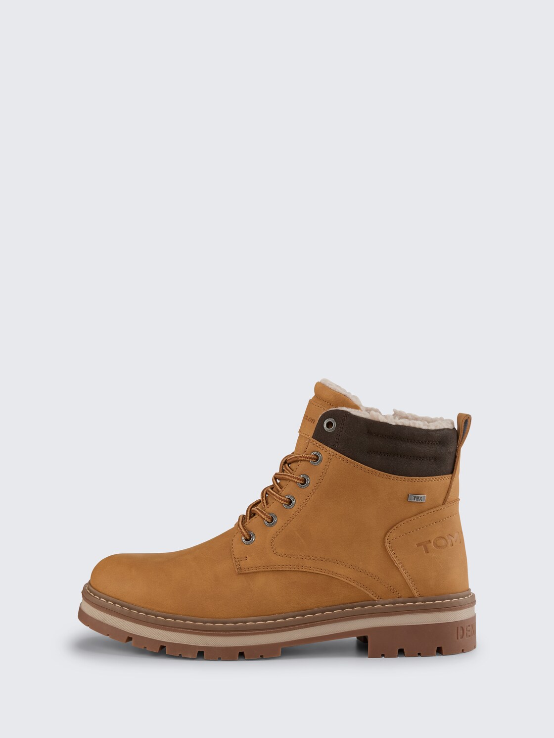 Wasserdichte Boots mit Fütterung - camel - seitliche Produkt-Ansicht