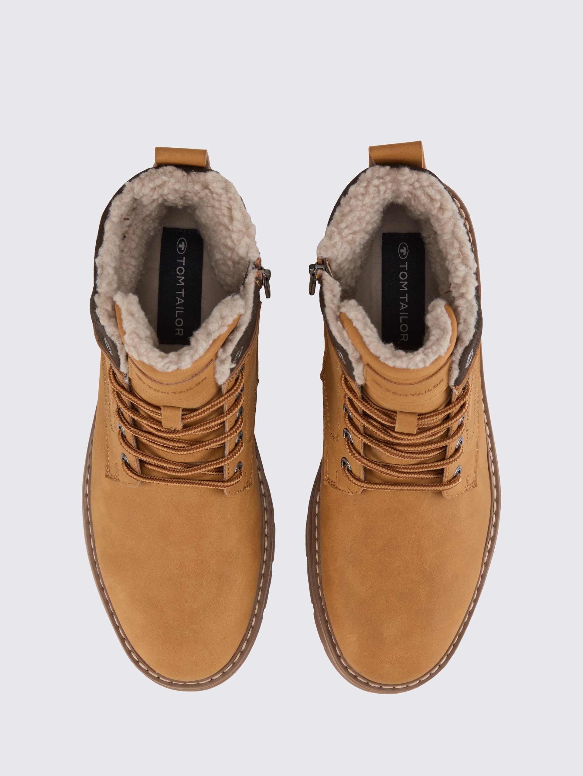 Wasserdichte Boots mit Fütterung - camel - Produkt-Ansicht von oben 