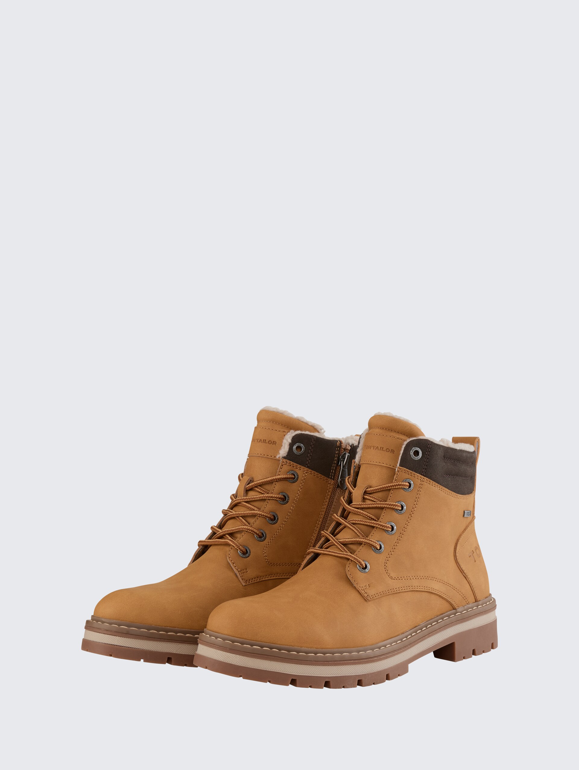 Wasserdichte Boots mit Fütterung - camel - seitliche Produkt-Ansicht