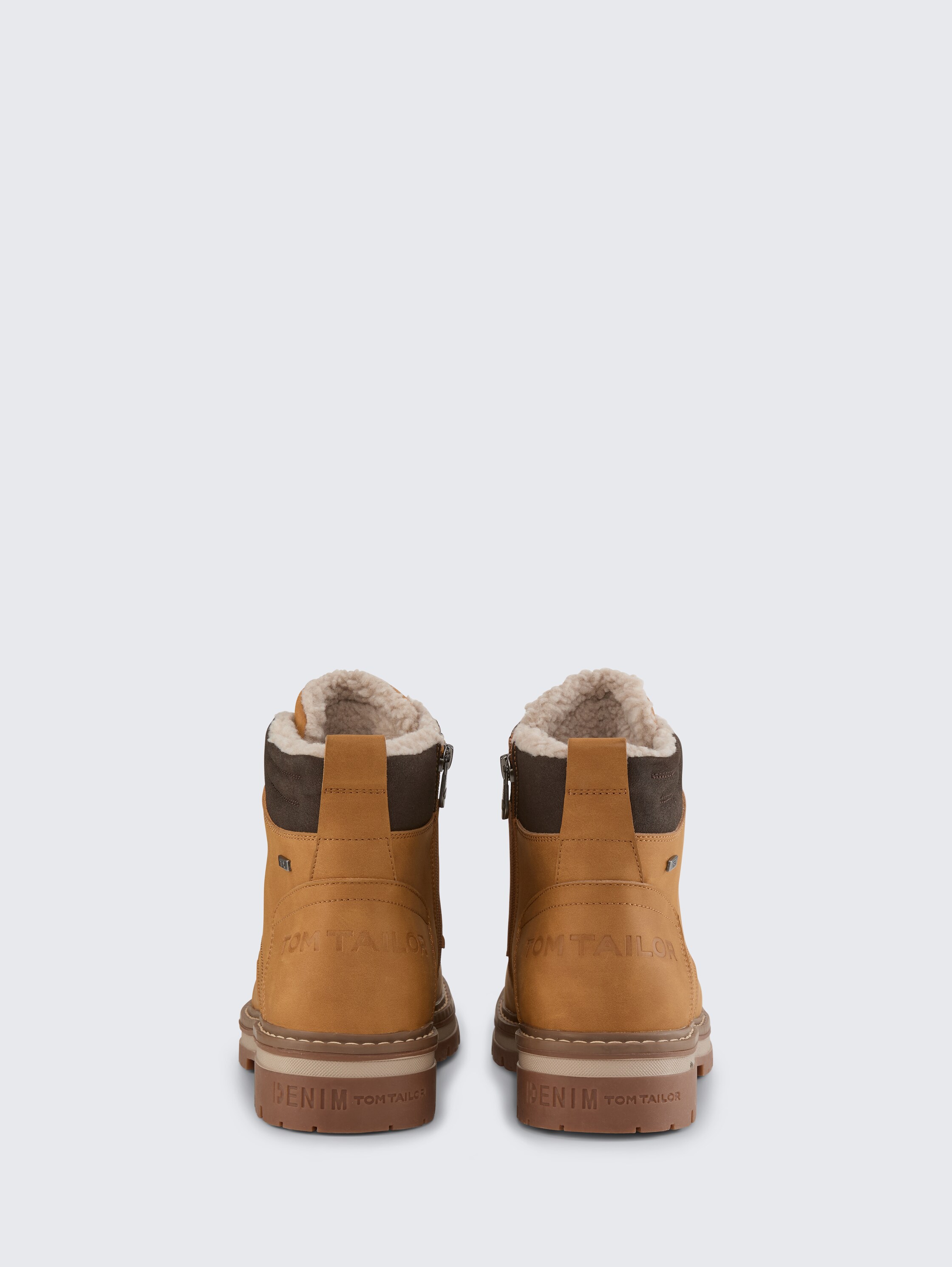 Wasserdichte Boots mit Fütterung - camel - Produkt-Rückansicht