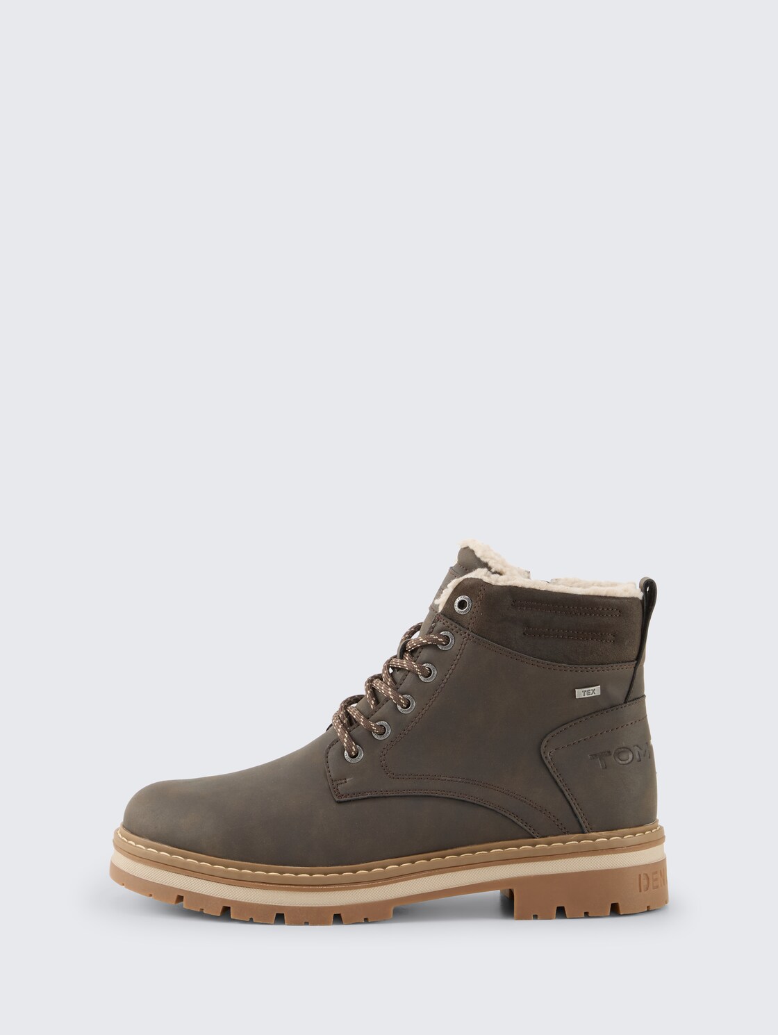 Wasserdichte Boots mit Fütterung - mokka - seitliche Produkt-Ansicht