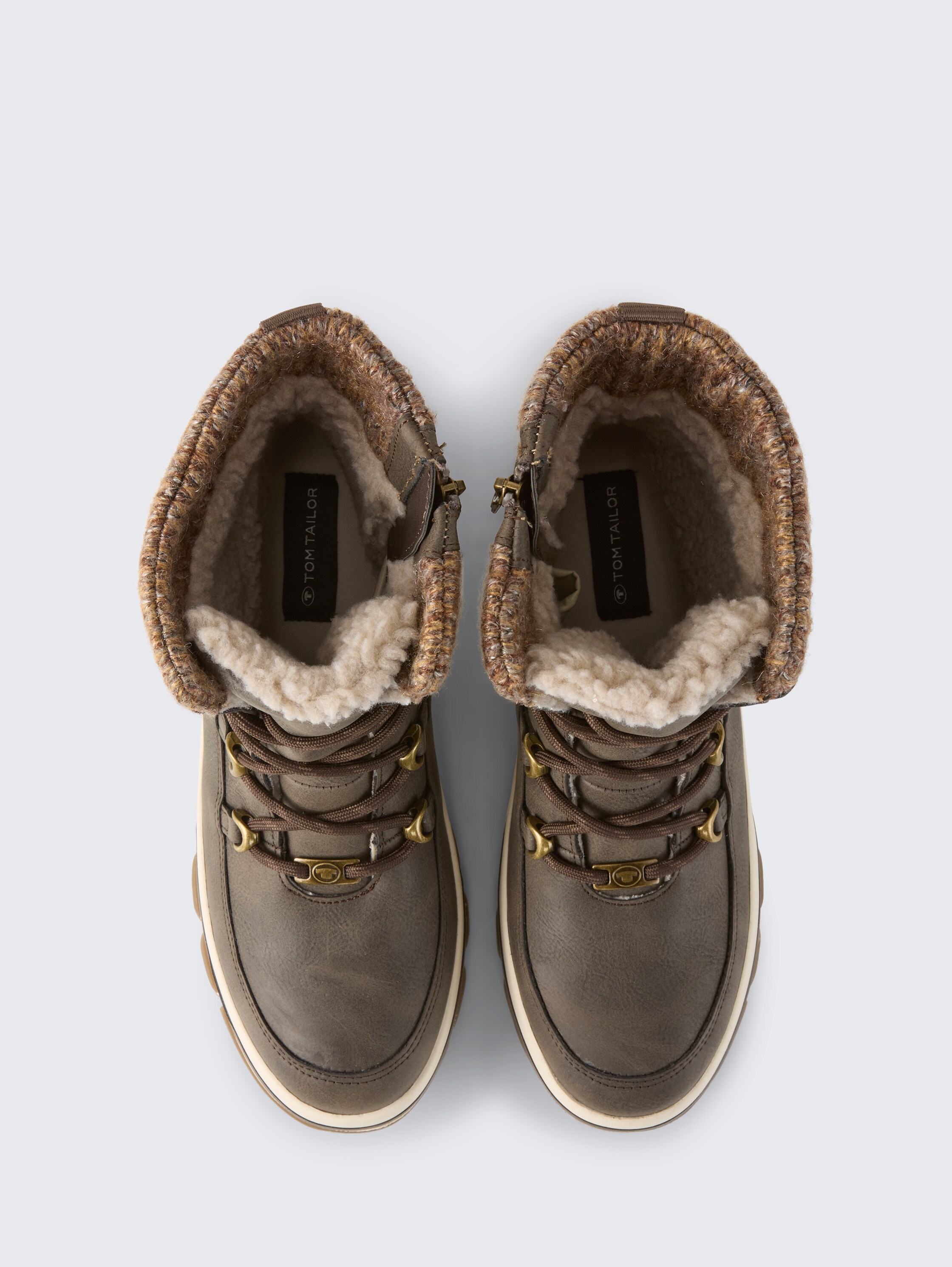 Wasserfeste Stiefel mit Fütterung - lava - 