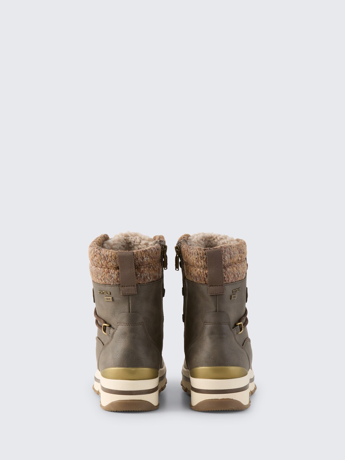 Wasserfeste Stiefel mit Fütterung - lava - Produkt-Rückansicht