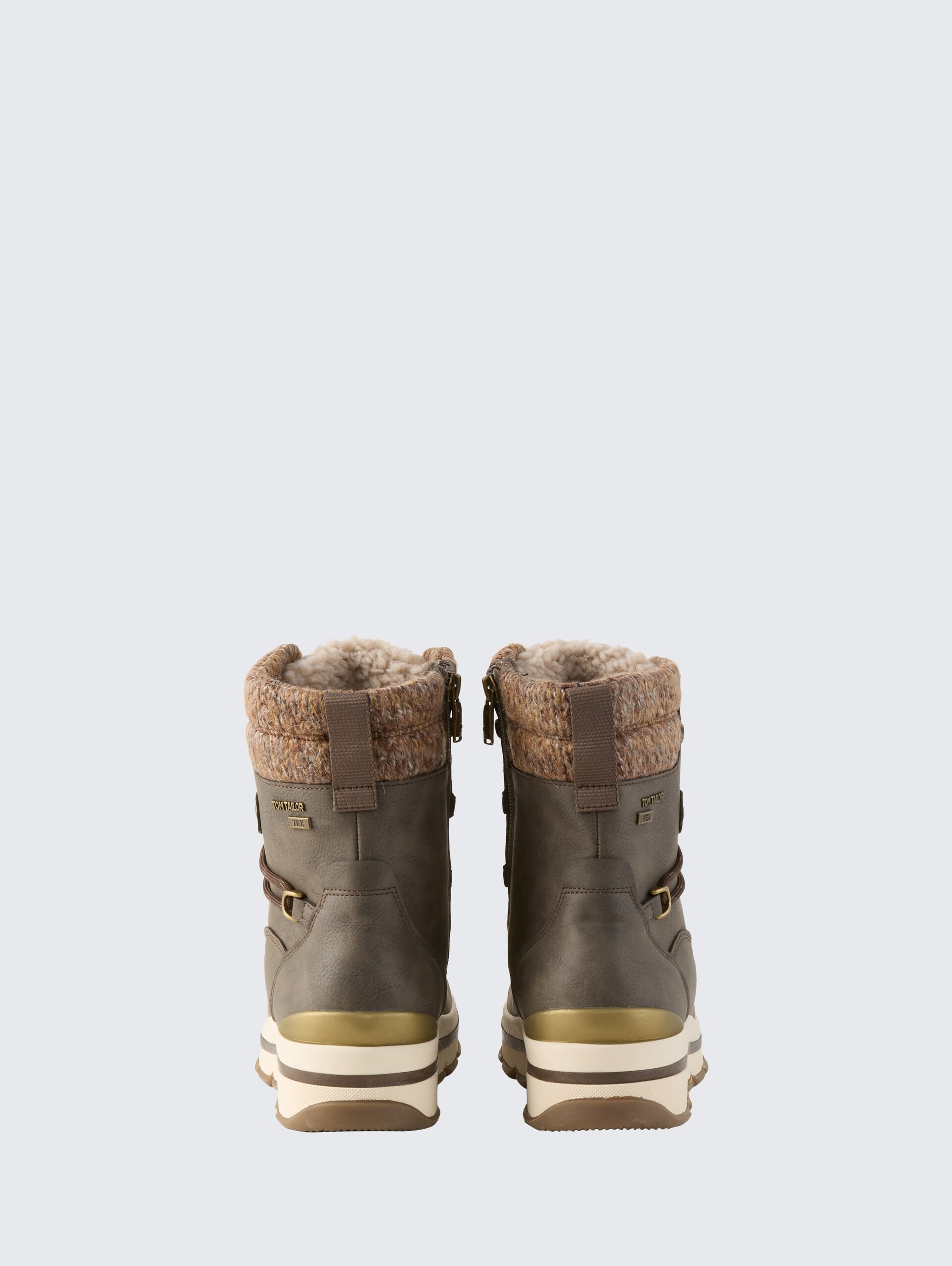 Wasserfeste Stiefel mit Fütterung - lava - Produkt-Rückansicht