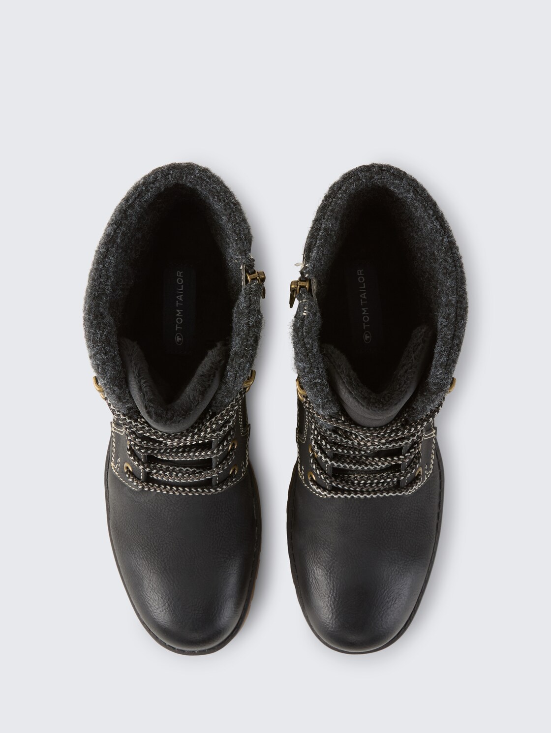 Wasserdichte Stiefel mit Fütterung - black - Produkt-Ansicht von oben 