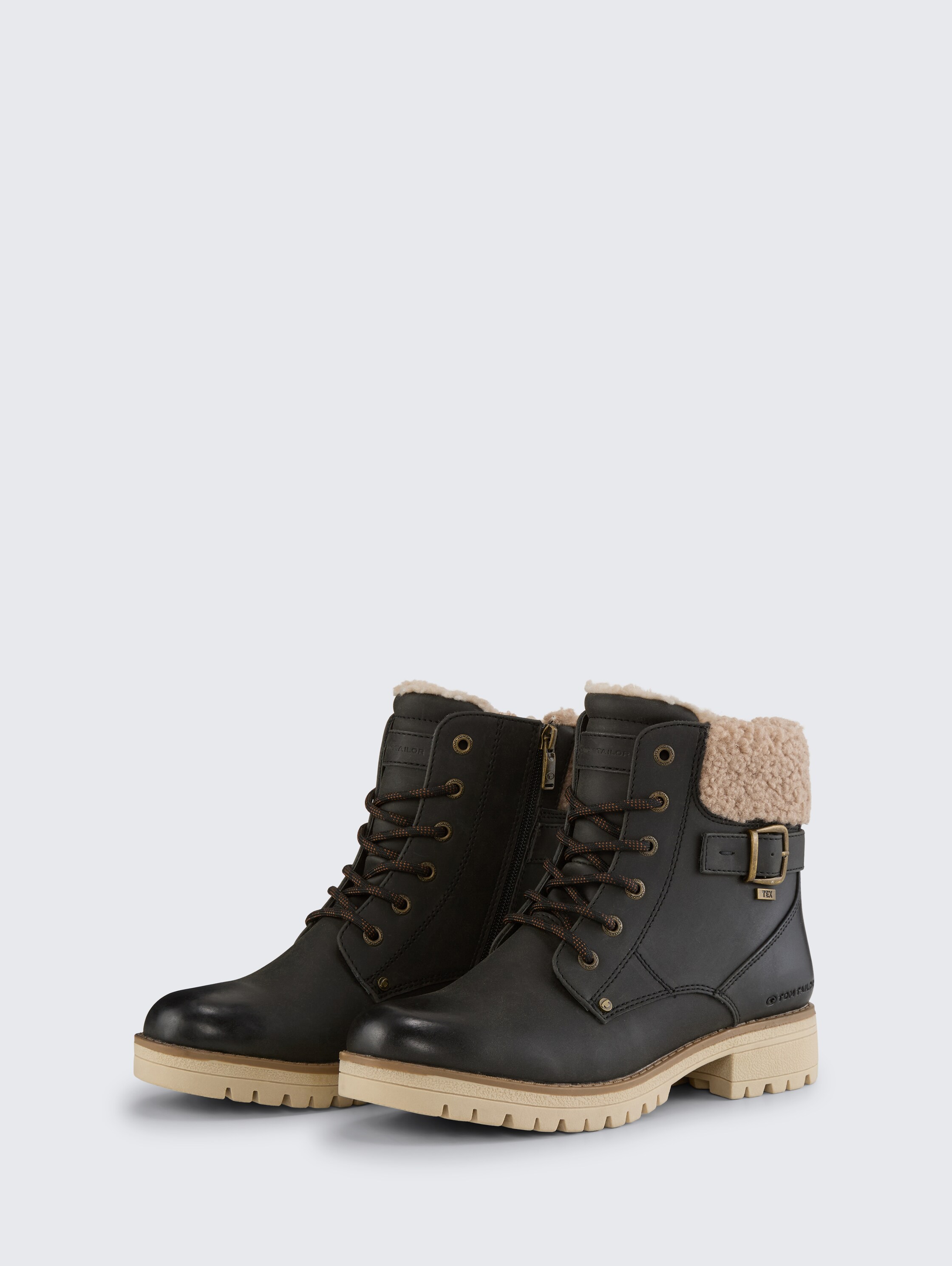 Wasserdichte Stiefel mit Fütterung - black_1 - 