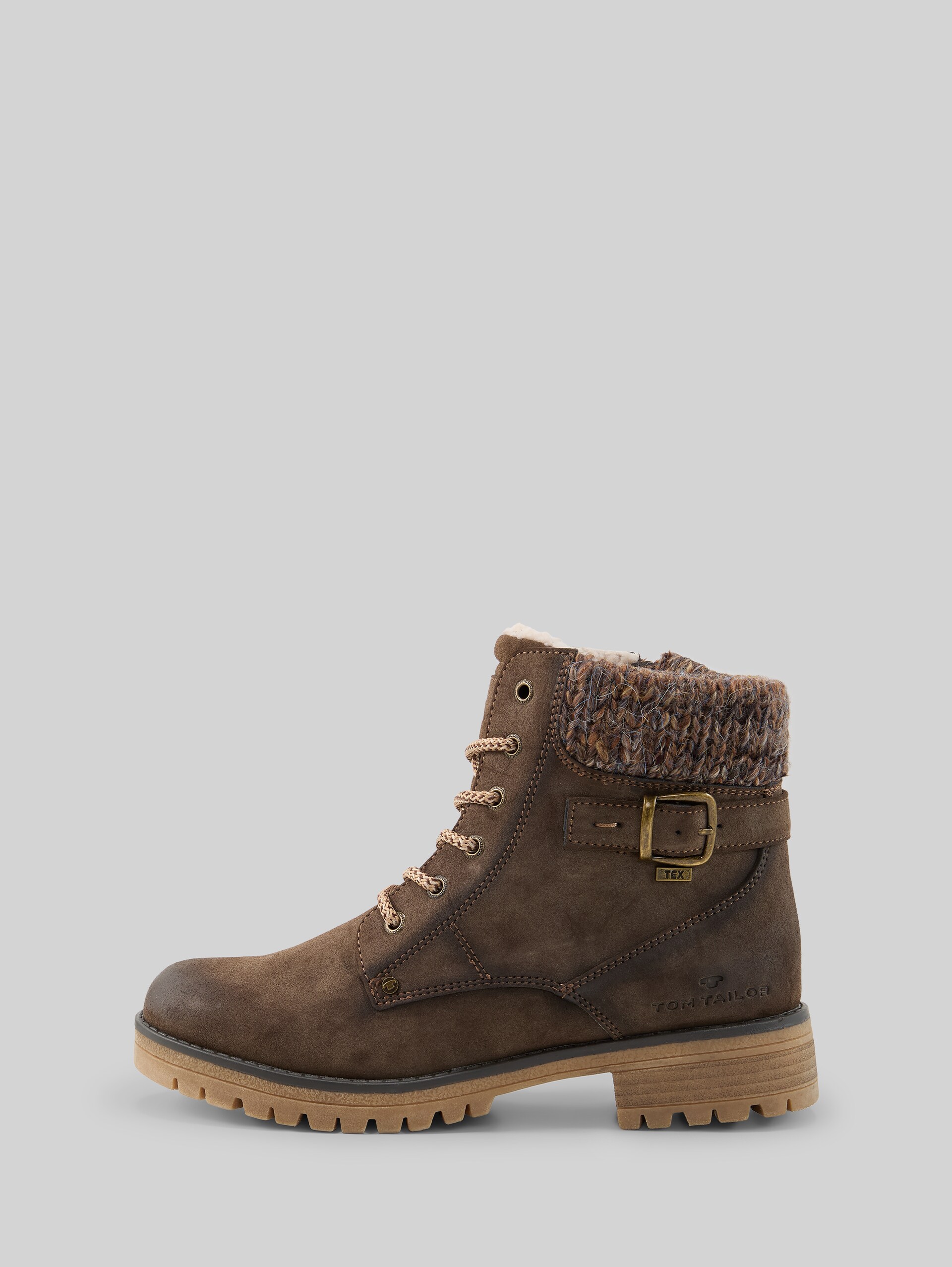 Waterdichte laarzen met gespdetails - brown - zijaanzicht product