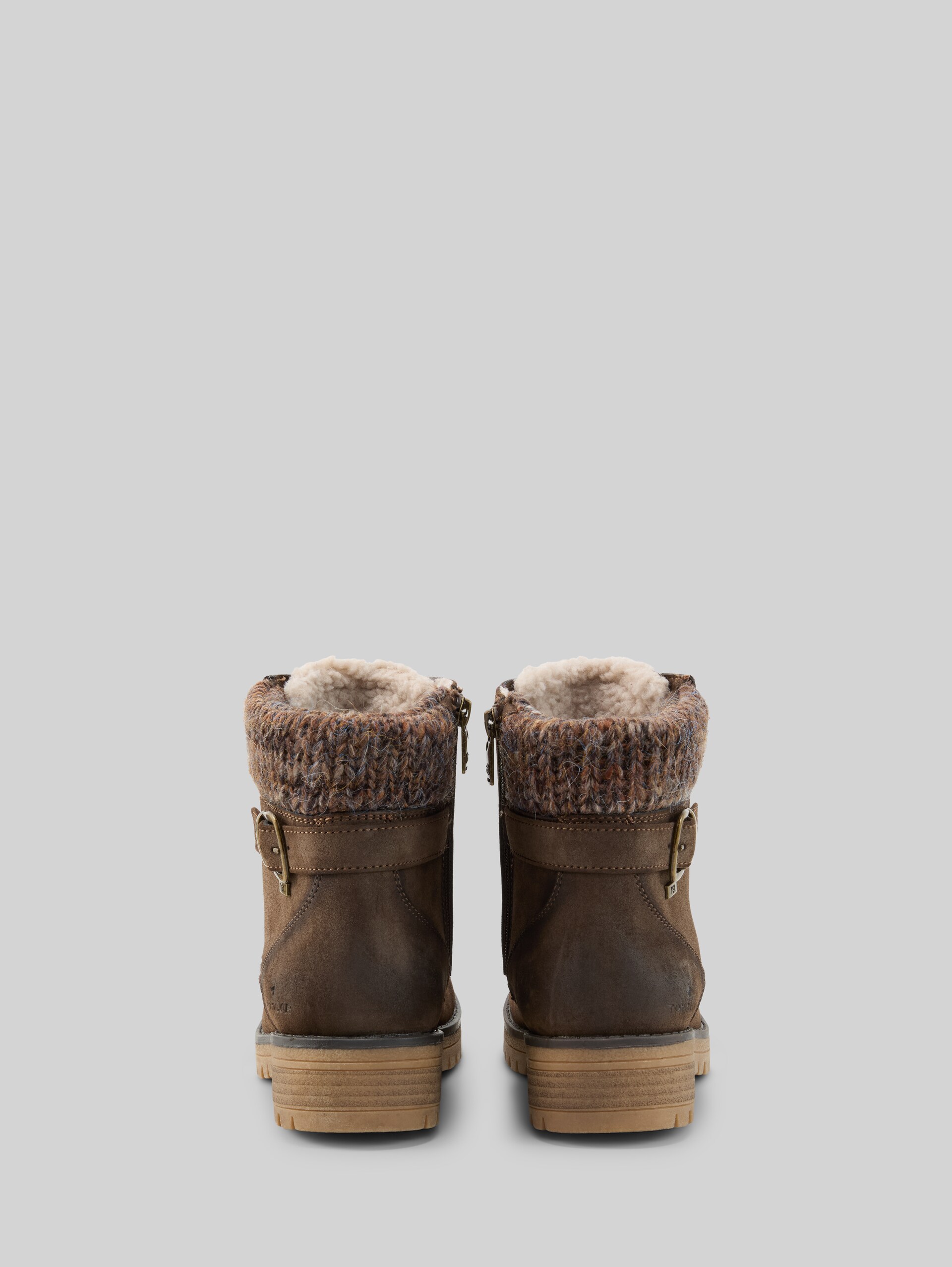 Waterdichte laarzen met gespdetails - brown - Achteraanzicht product