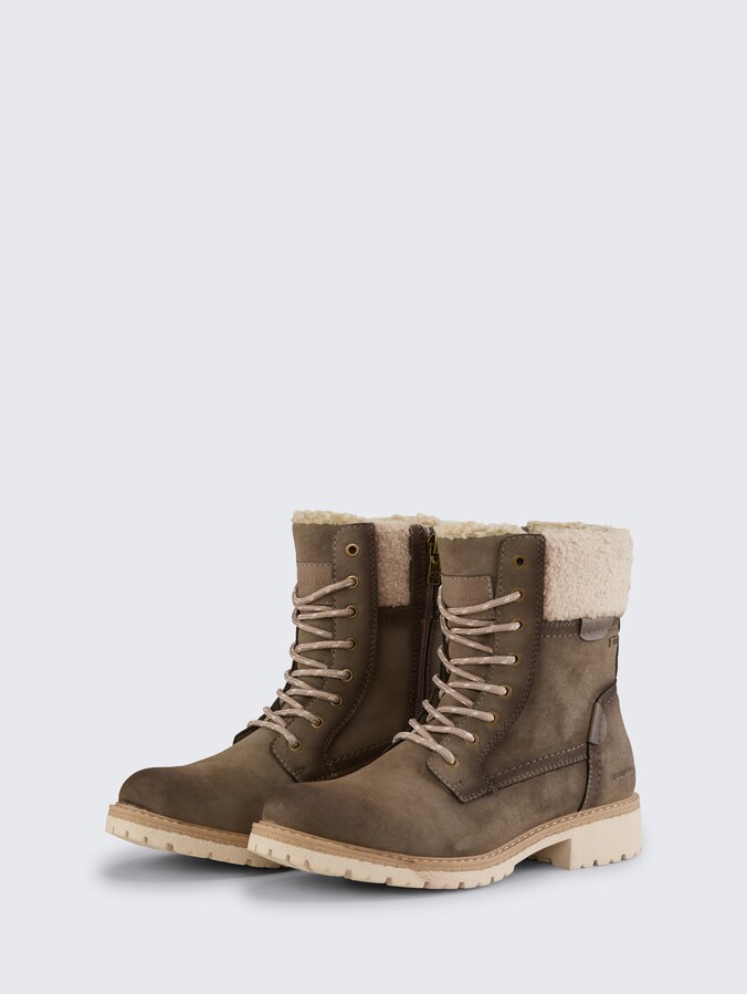 Wasserdichte Stiefel mit Fütterung von Women, taupe