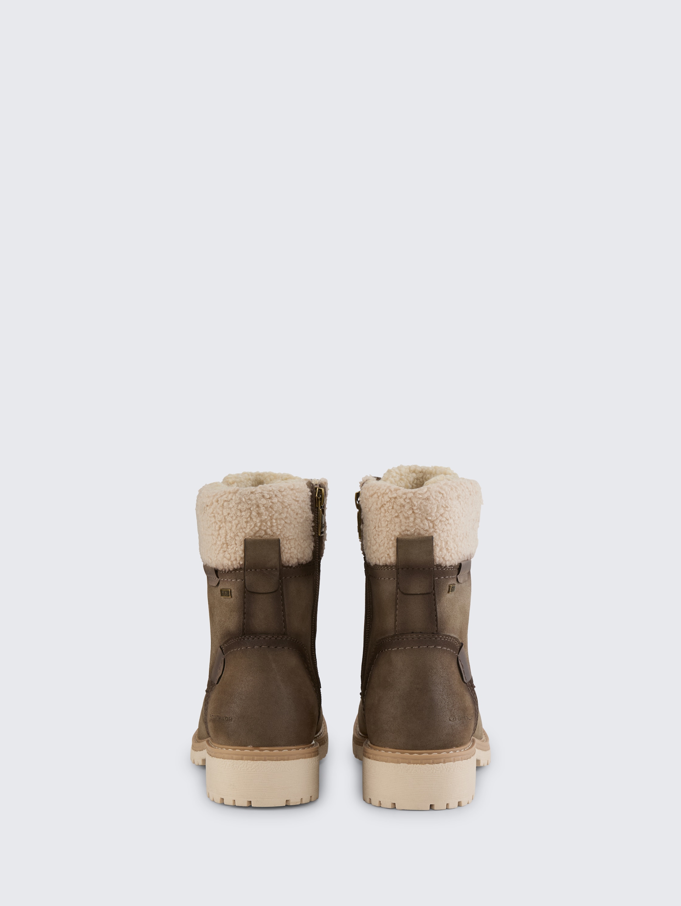 Waterdichte laarzen met voering - taupe -