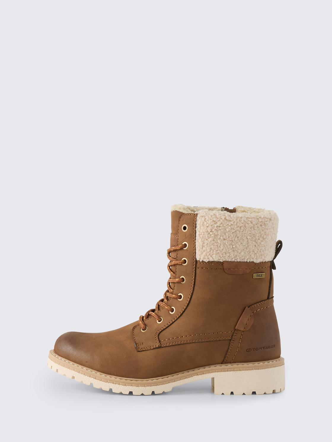 Wasserdichte Stiefel mit Fütterung - whisky - seitliche Produkt-Ansicht