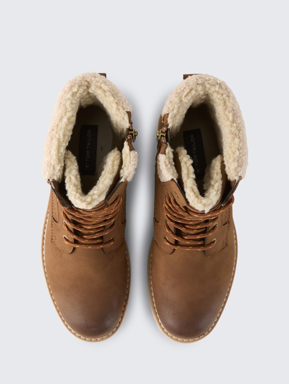 Wasserdichte Stiefel mit Fütterung - whisky - Produkt-Ansicht von oben 