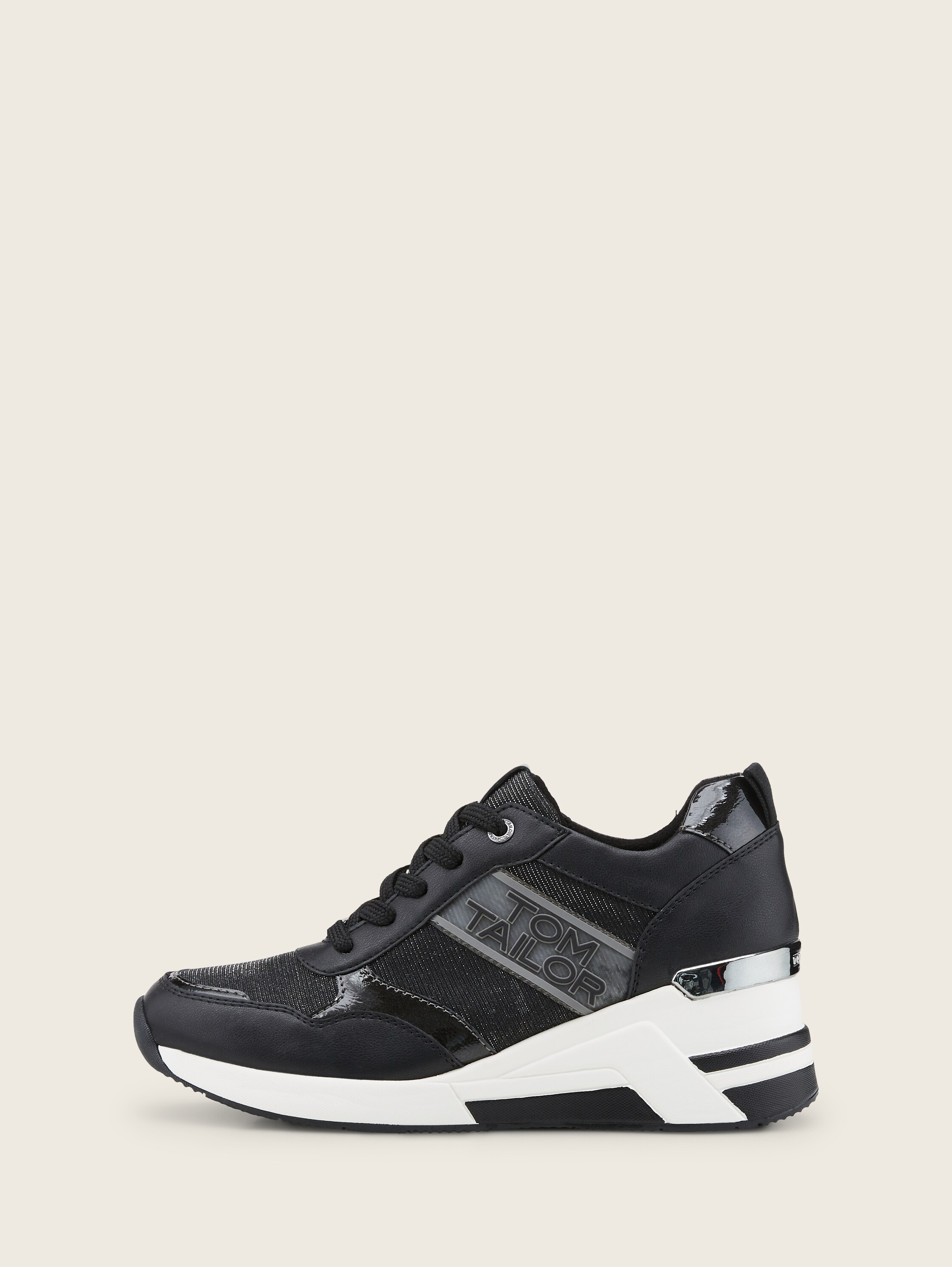 Sneaker mit Keil-Absatz - 4