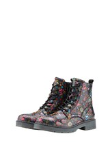 Ausgewählt, Stiefel mit Muster von Tom Tailor, schwarz