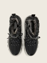 Gefütterte Stiefel mit Plateau - black - Produkt-Ansicht von oben