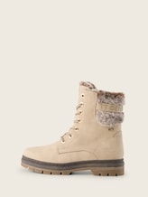 Wasserfeste Stiefel mit Fütterung - dk cream - seitliche Produkt-Ansicht