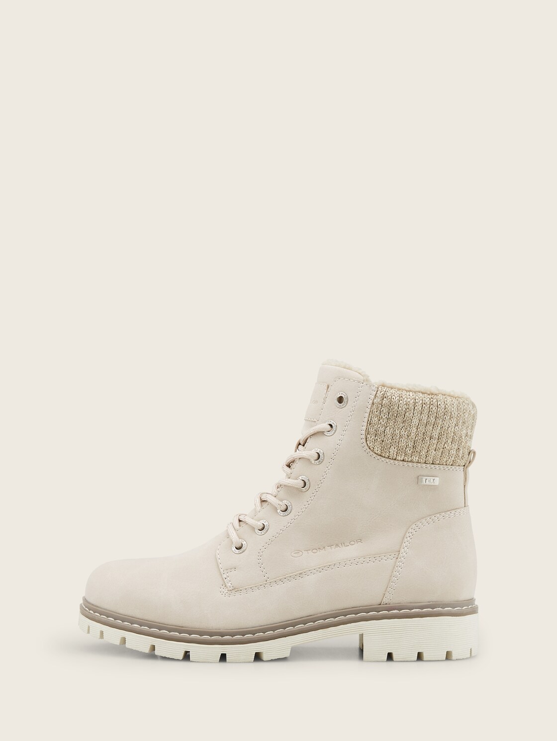 Wasserdichte Stiefel mit Fütterung - cream - seitliche Produkt-Ansicht