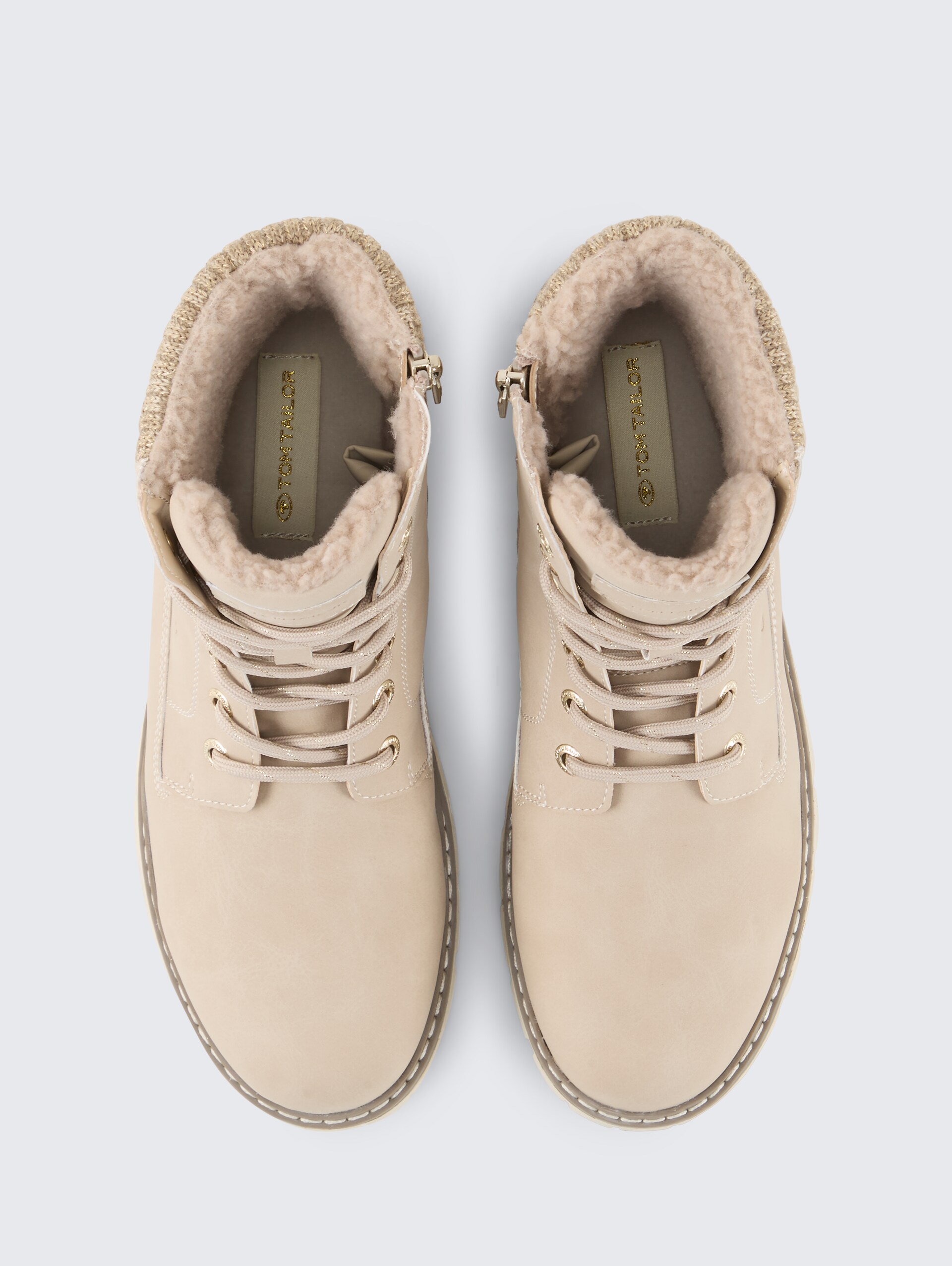 Wasserdichte Stiefel mit Fütterung - cream - Produkt-Ansicht von oben 