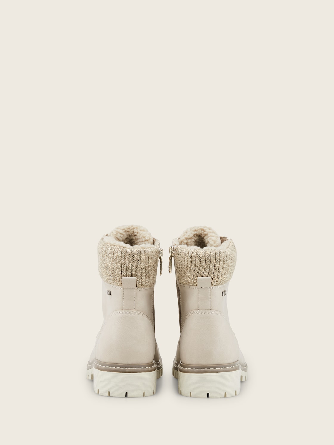 Wasserdichte Stiefel mit Fütterung - cream - Produkt-Rückansicht