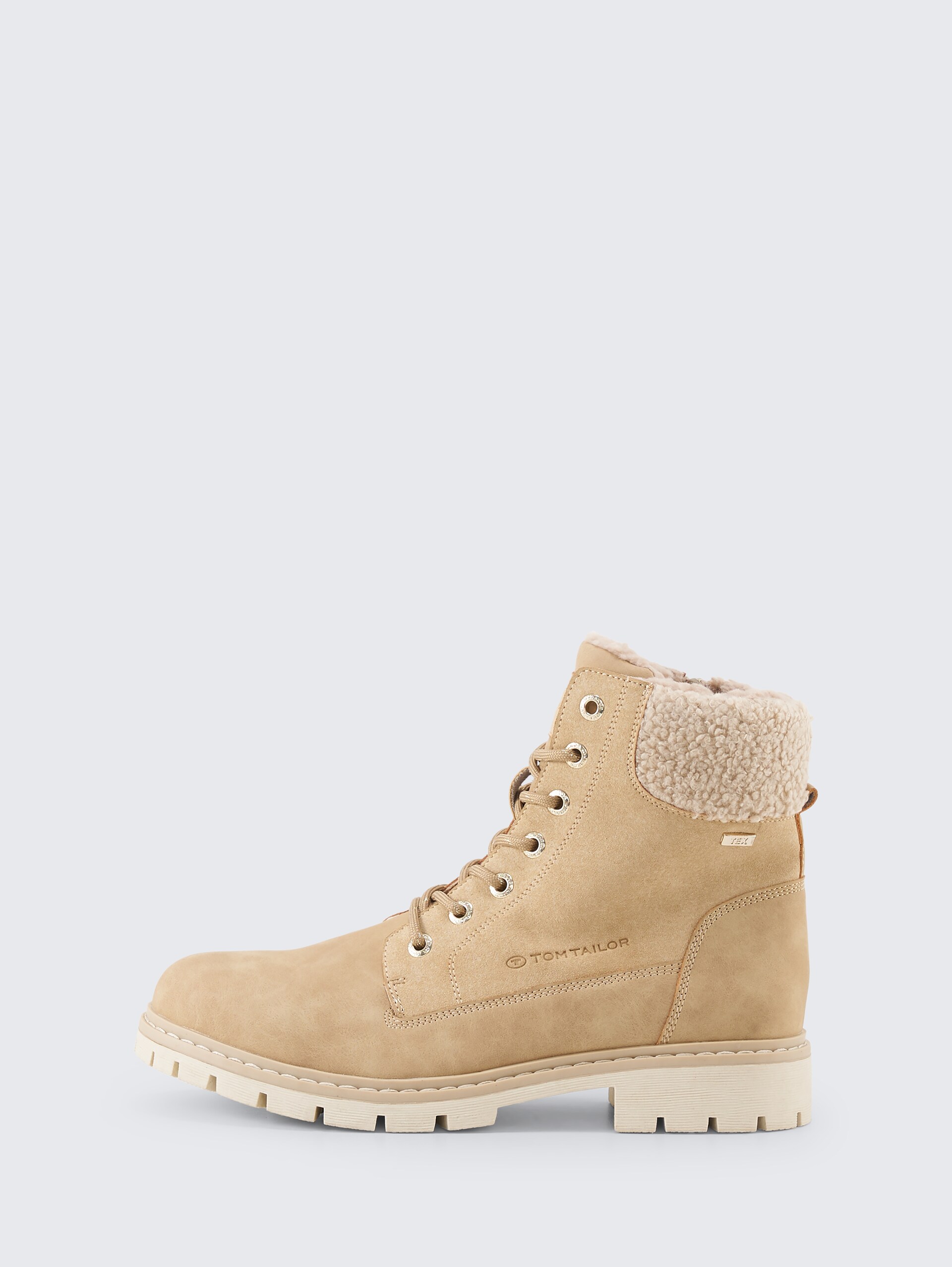 Wasserdichte Stiefel mit Fütterung - sand - seitliche Produkt-Ansicht