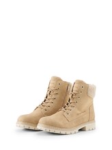 Geselecteerd, Waterdichte laarzen met voering door Tom Tailor, beige
