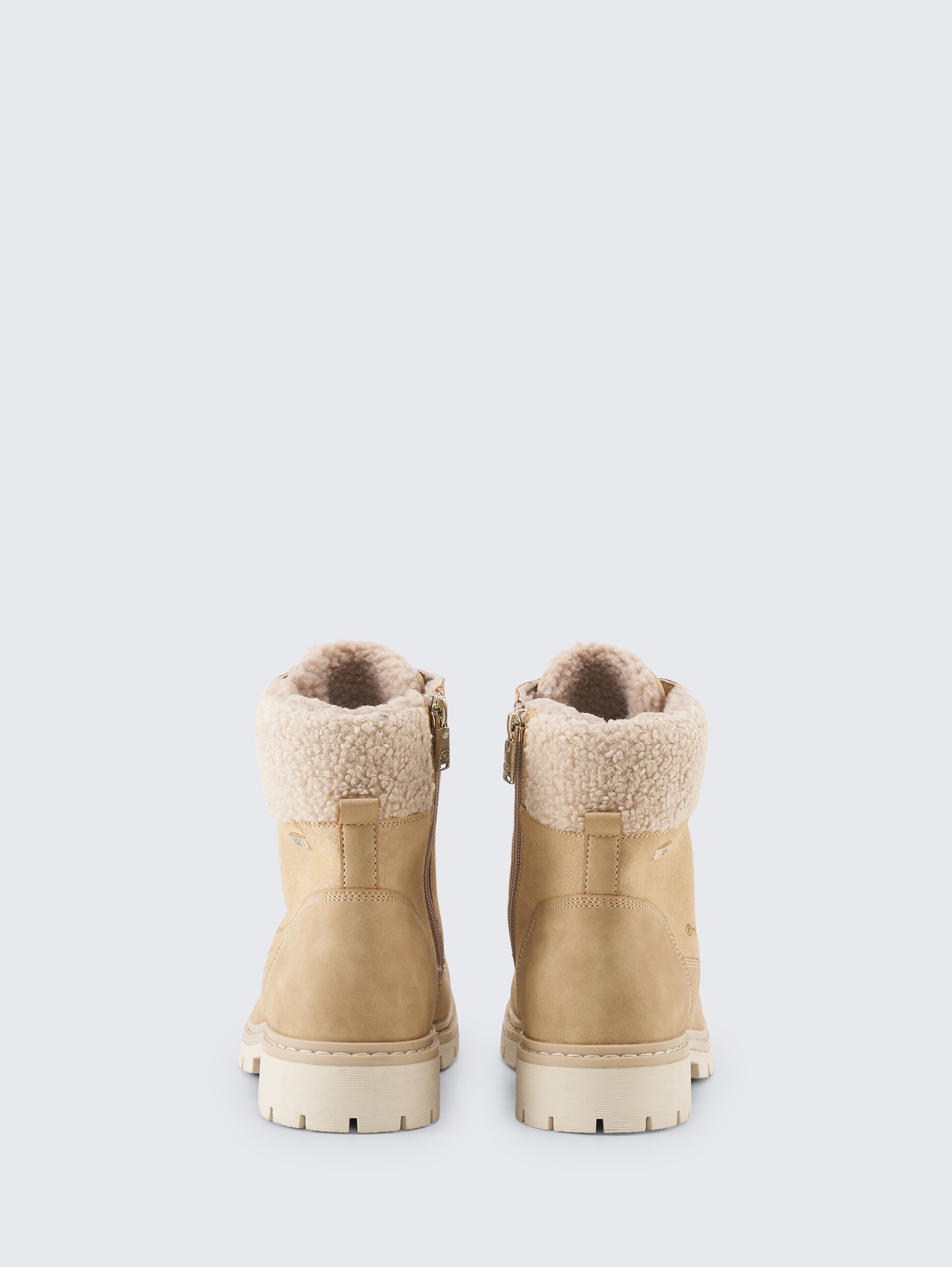Wasserdichte Stiefel mit Fütterung - sand - Produkt-Rückansicht