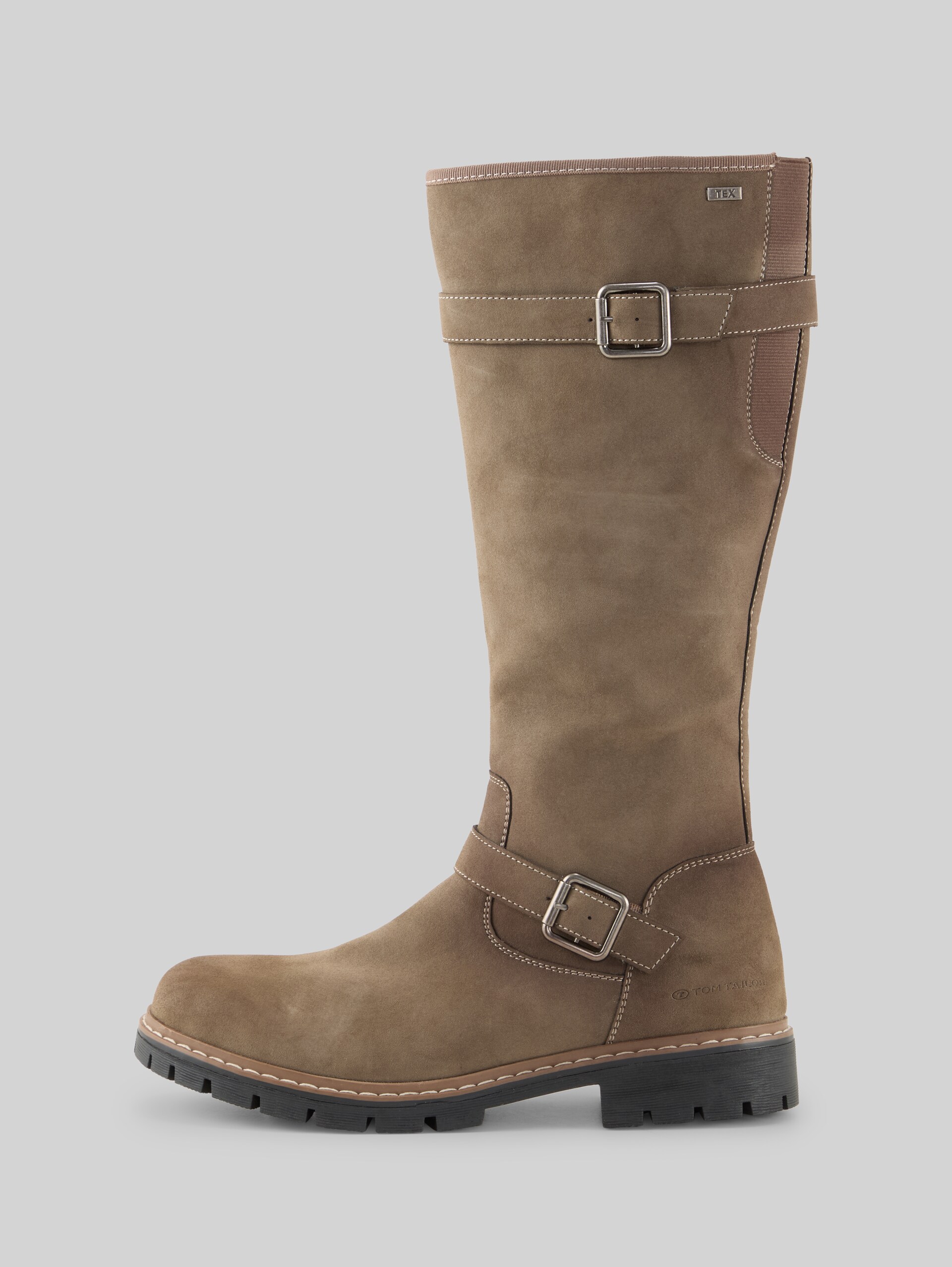 Waterproof boots with lining - taupe - Product detail view