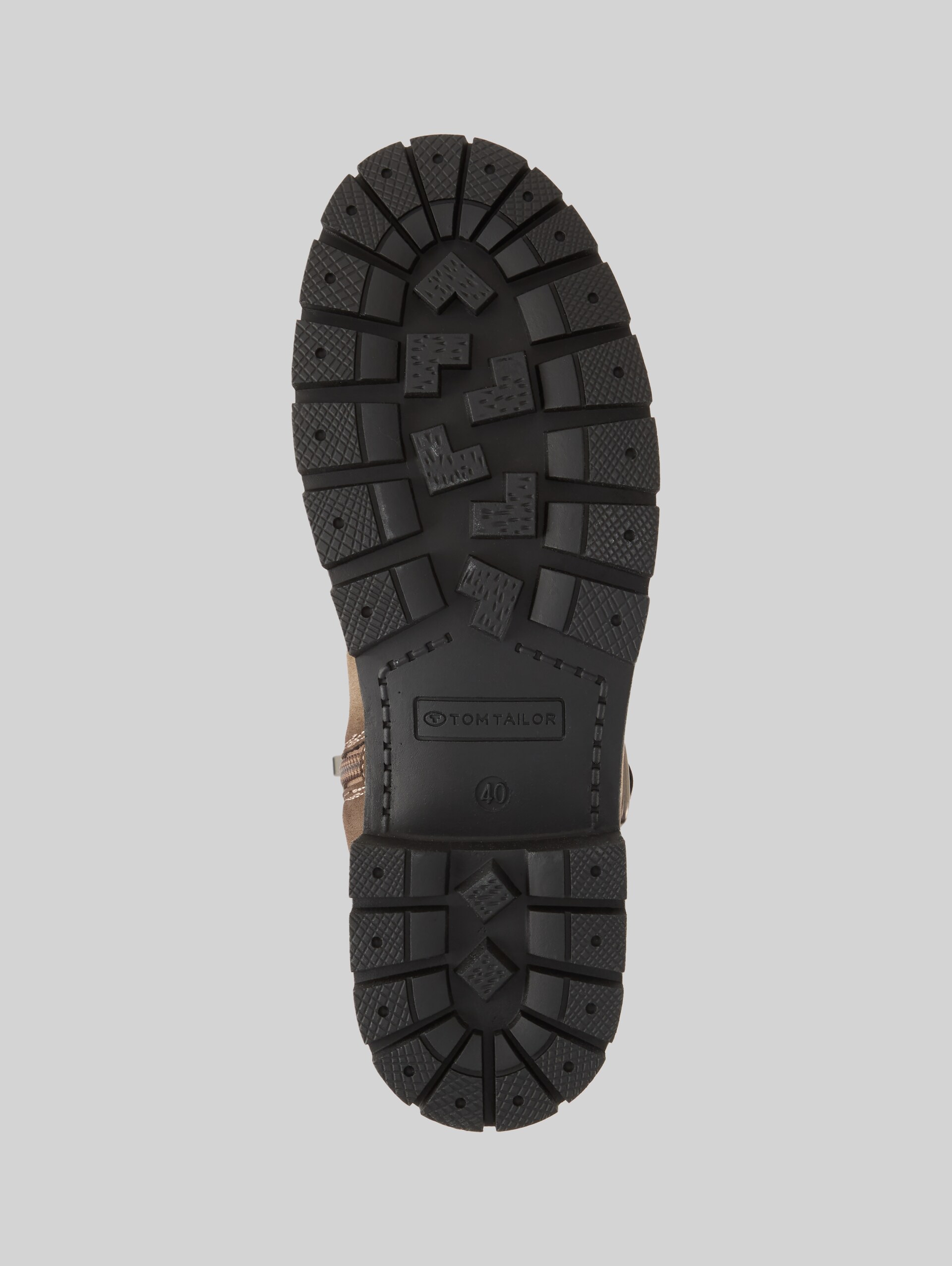 Waterproof boots with lining - taupe - Product view sole 