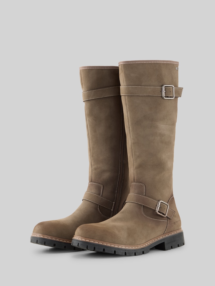 Boots with buckle detail by Women, taupe