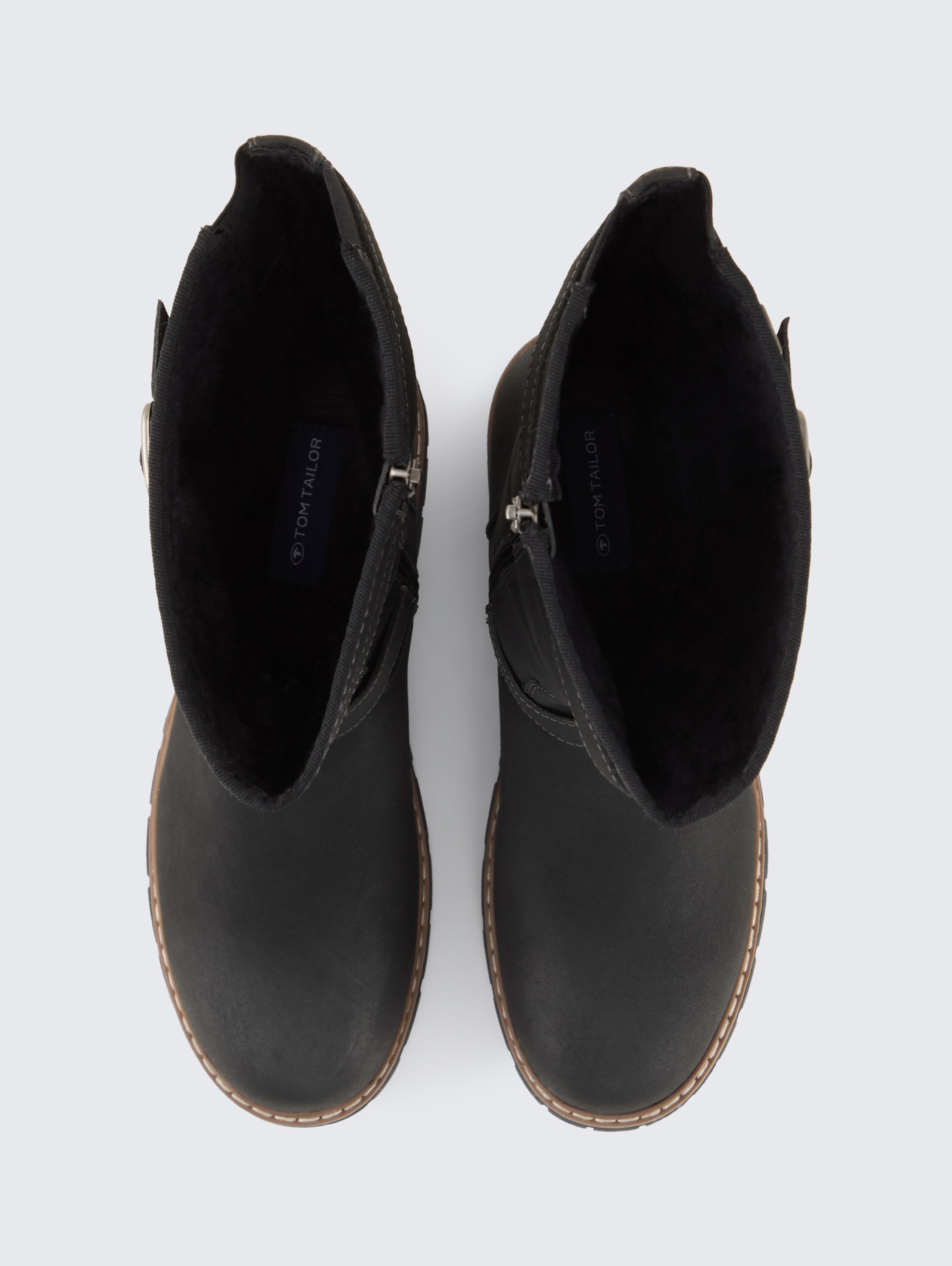 Waterdichte laarzen met voering - black_1 - 