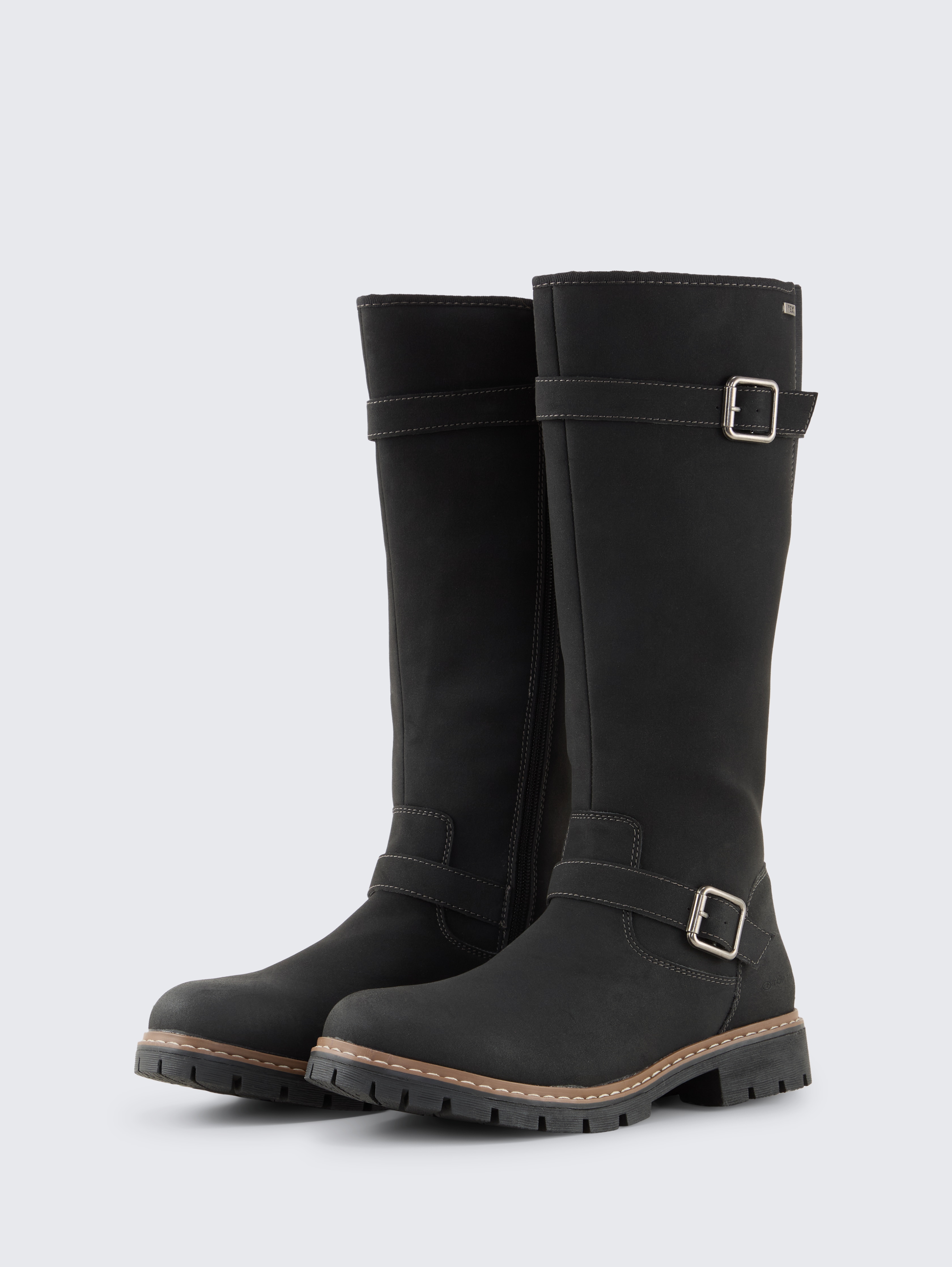 Wasserfeste Stiefel mit Fütterung von Women, black