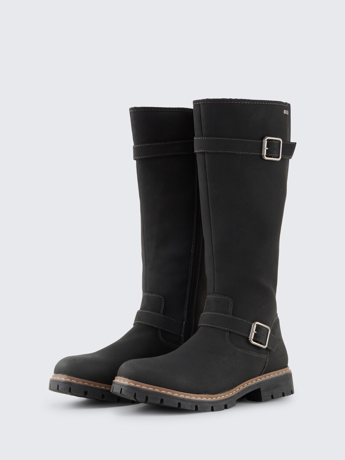 Wasserfeste Stiefel mit Fütterung - black - seitliche Produkt-Ansicht